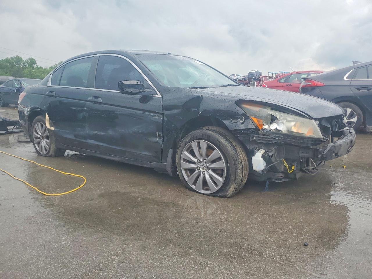 2011 Honda Accord Ex Black vin: 1HGCP2F79BA133458