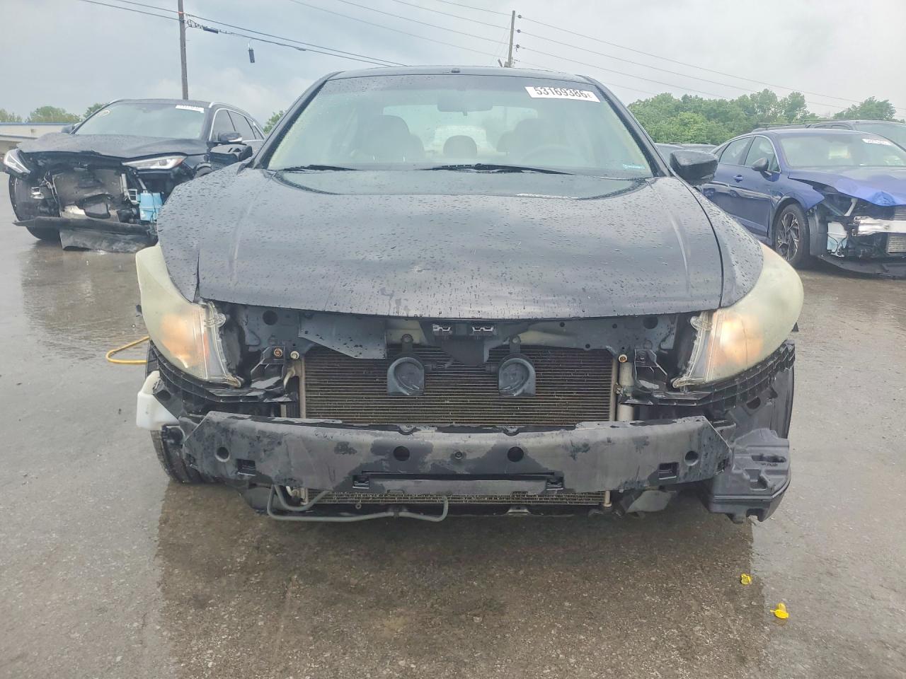 2011 Honda Accord Ex Black vin: 1HGCP2F79BA133458