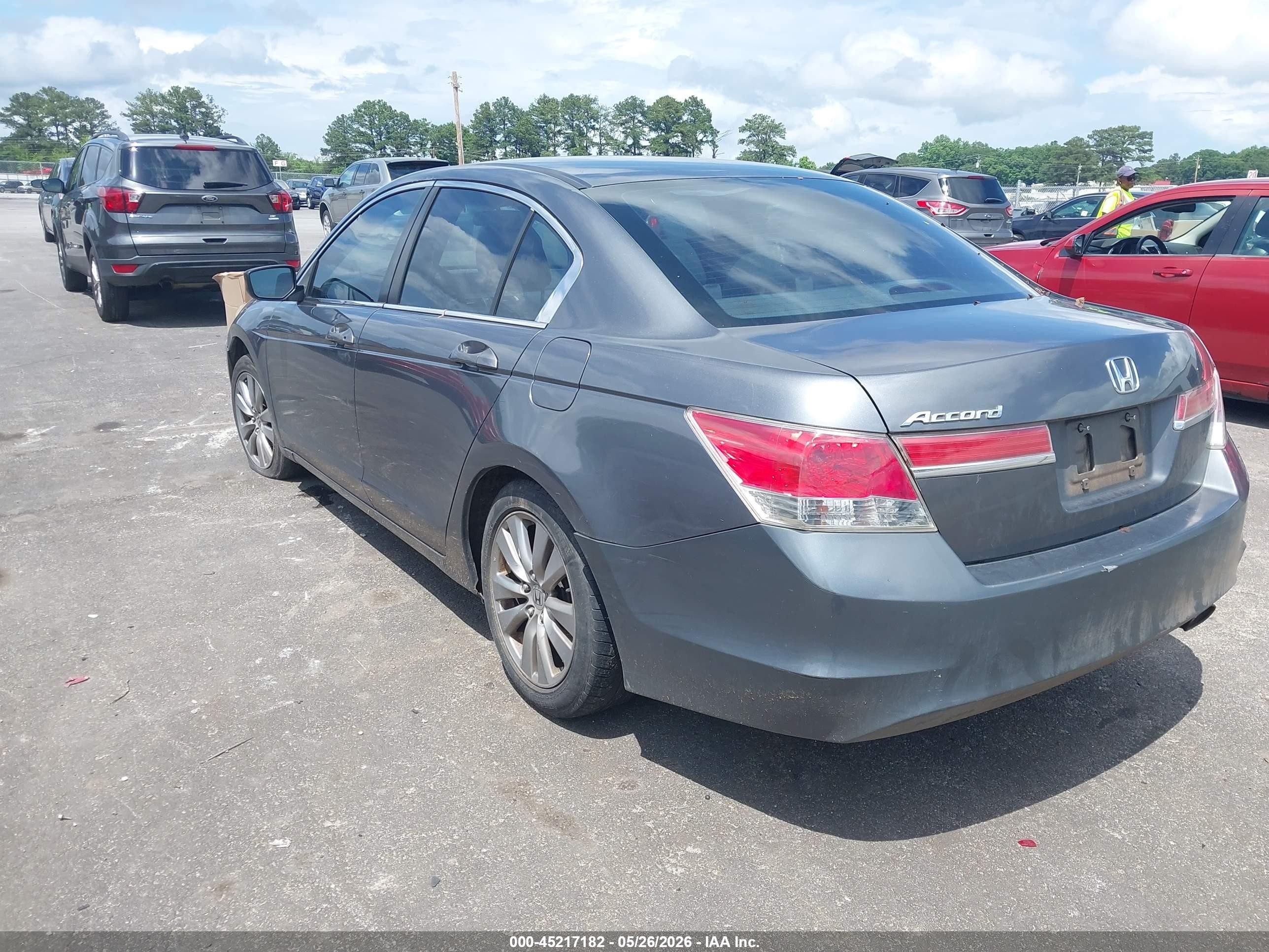 2011 Honda Accord 2.4 Ex Gray vin: 1HGCP2F79BA143052