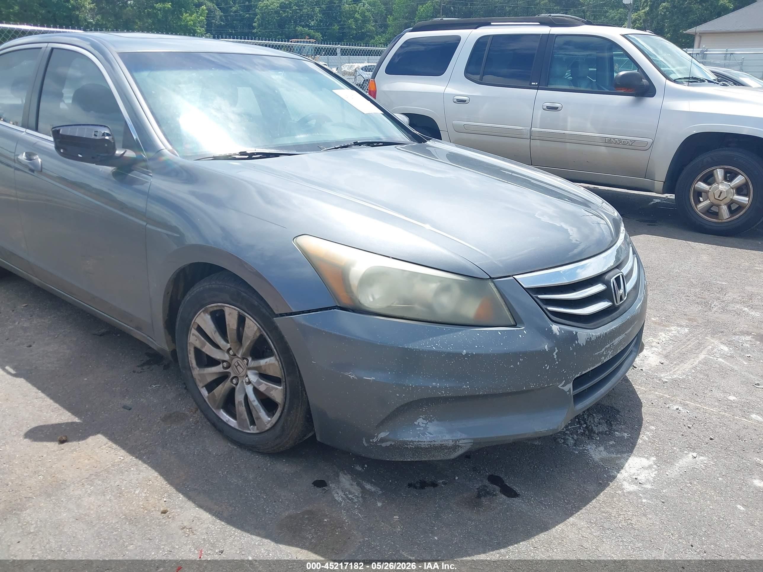2011 Honda Accord 2.4 Ex Gray vin: 1HGCP2F79BA143052