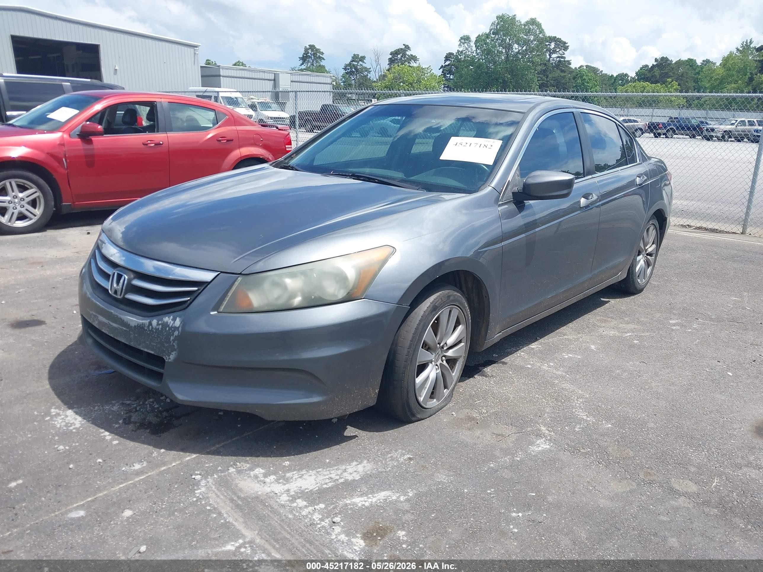 2011 Honda Accord 2.4 Ex Gray vin: 1HGCP2F79BA143052