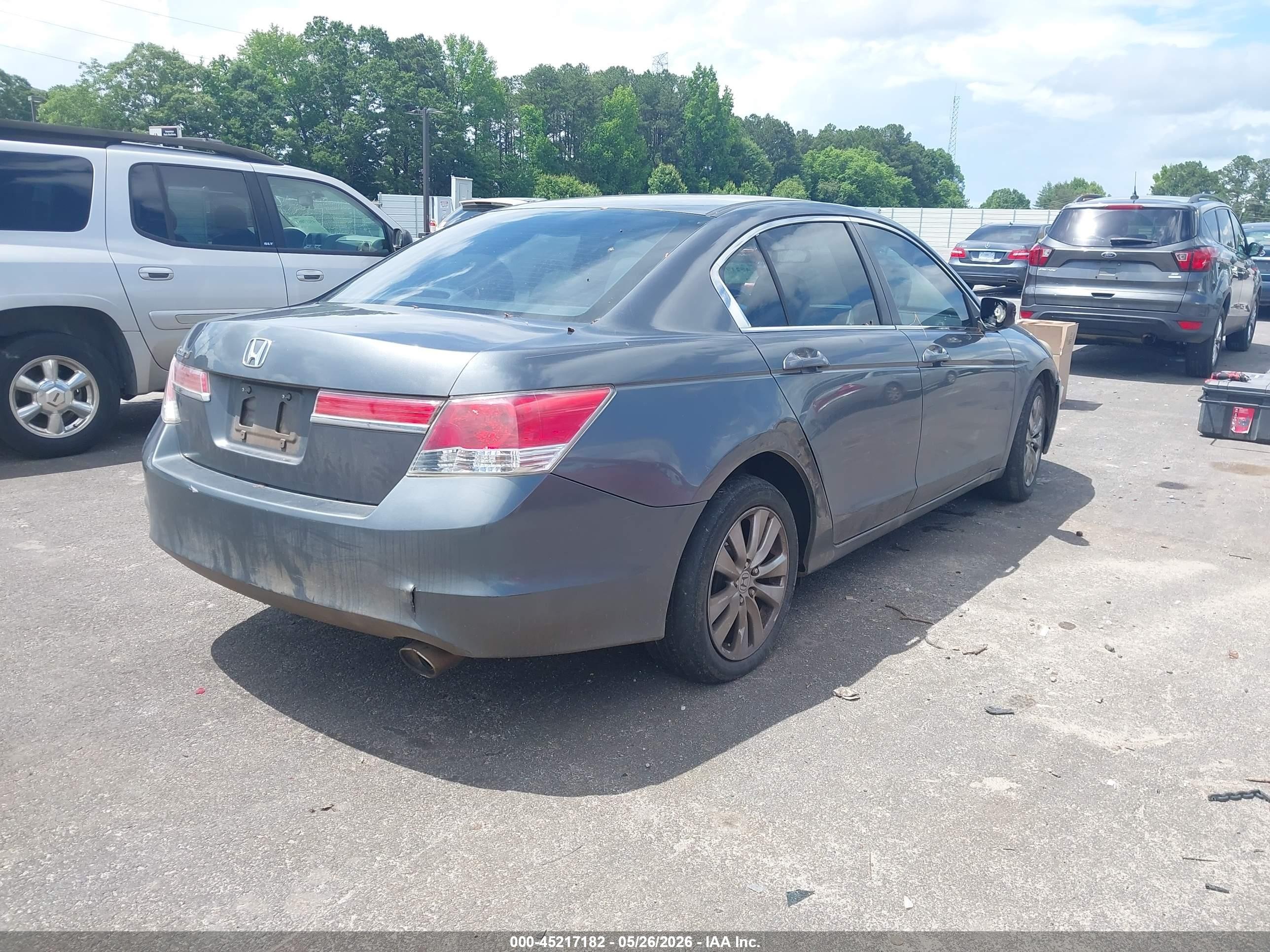 2011 Honda Accord 2.4 Ex Gray vin: 1HGCP2F79BA143052