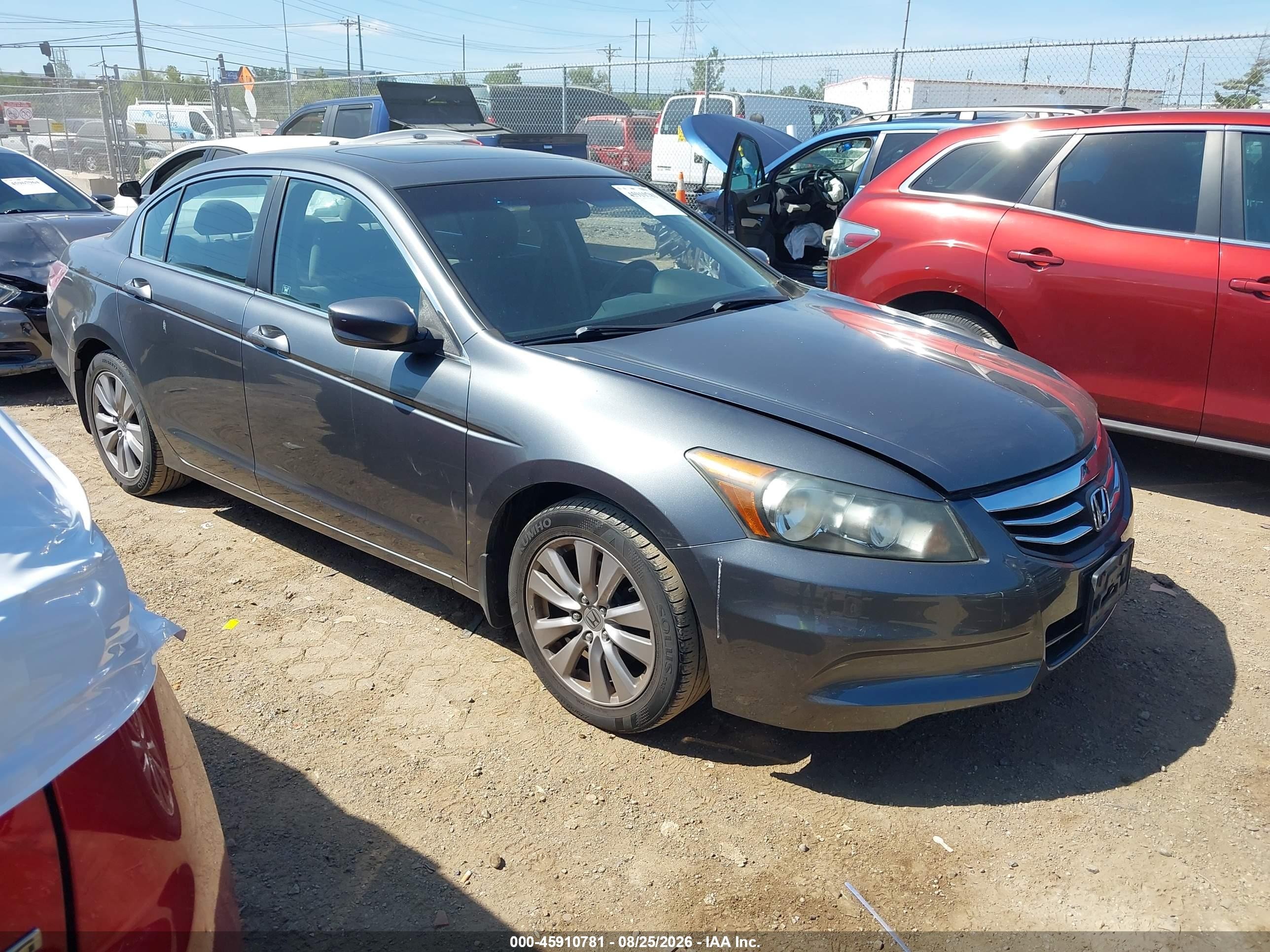 2012 Honda Accord 2.4 Ex Серый vin: 1HGCP2F79CA010566
