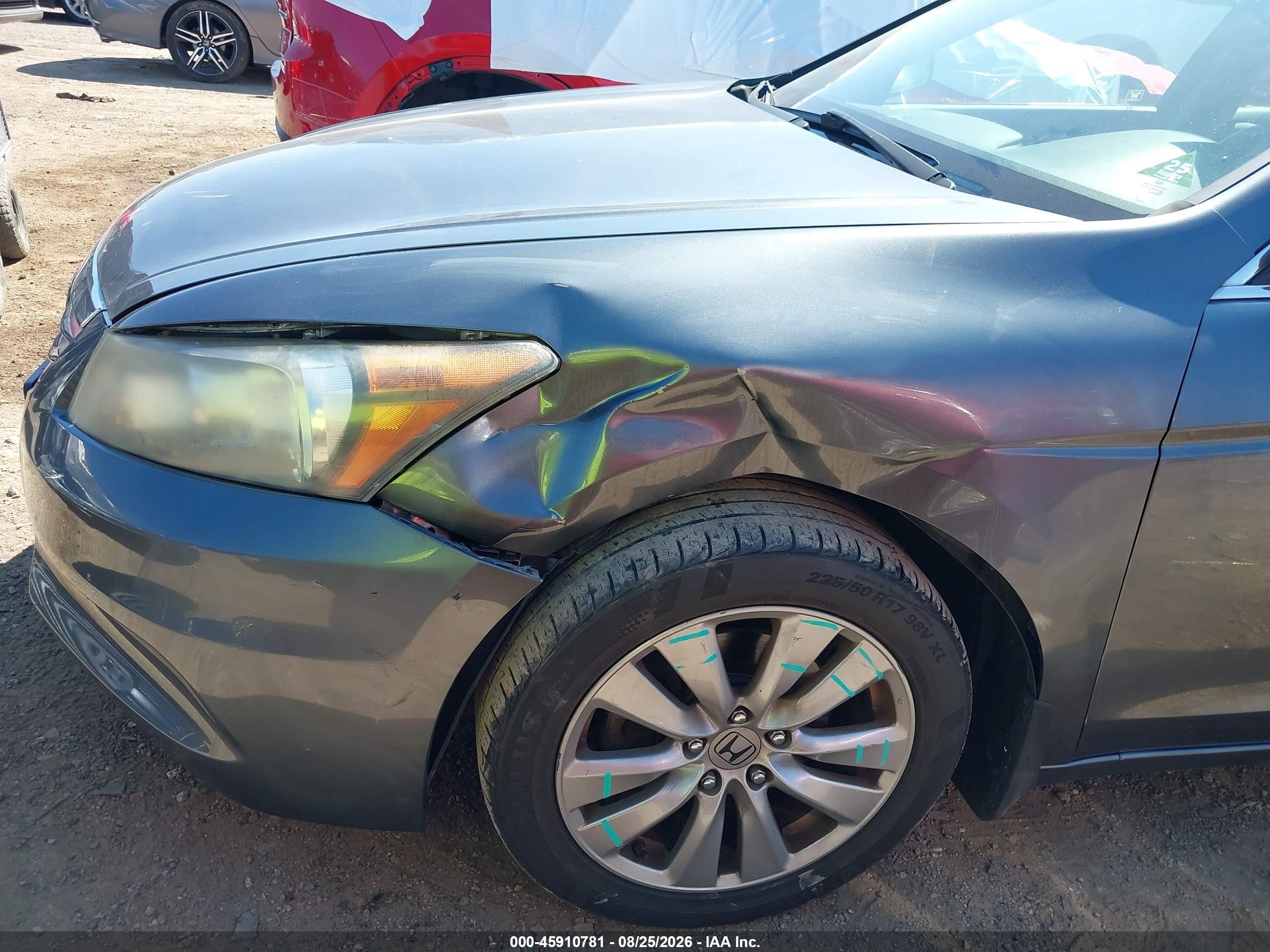 2012 Honda Accord 2.4 Ex Серый vin: 1HGCP2F79CA010566