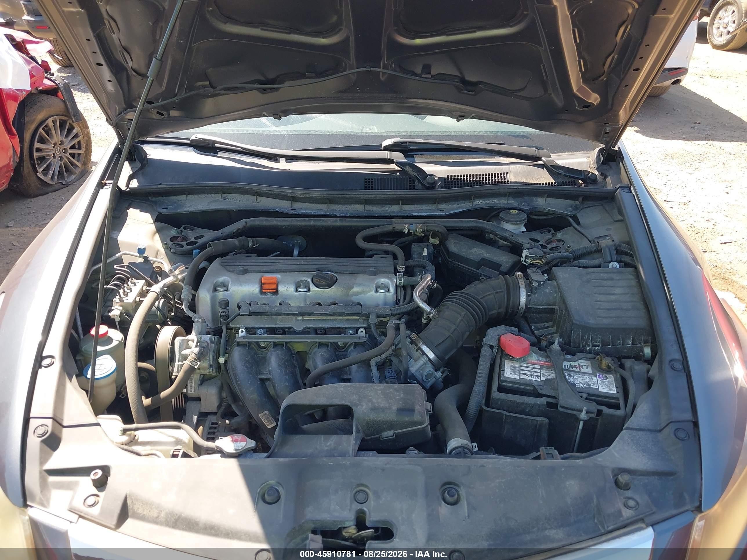2012 Honda Accord 2.4 Ex Серый vin: 1HGCP2F79CA010566