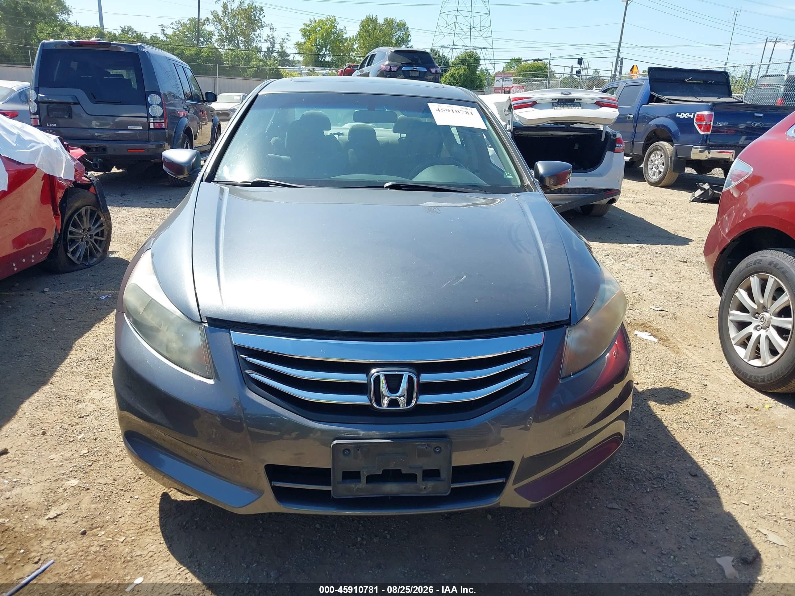 2012 Honda Accord 2.4 Ex Серый vin: 1HGCP2F79CA010566