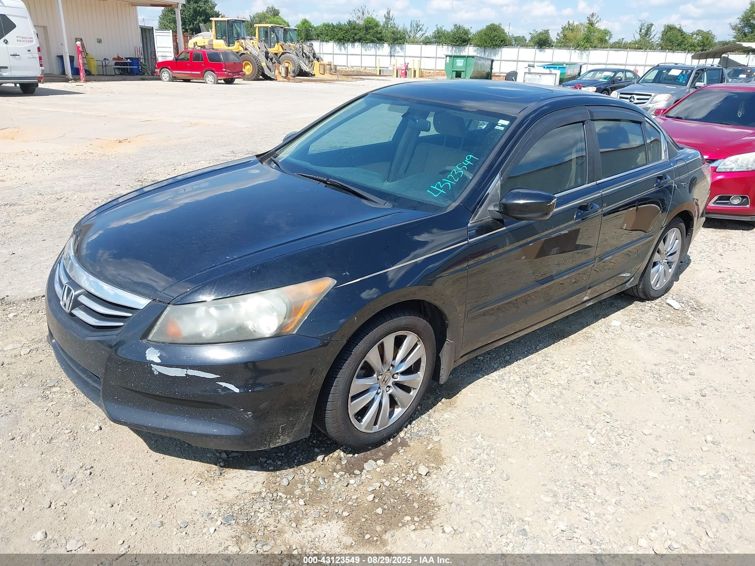 2012 Honda Accord Sdn Ex Black vin: 1HGCP2F79CA014827