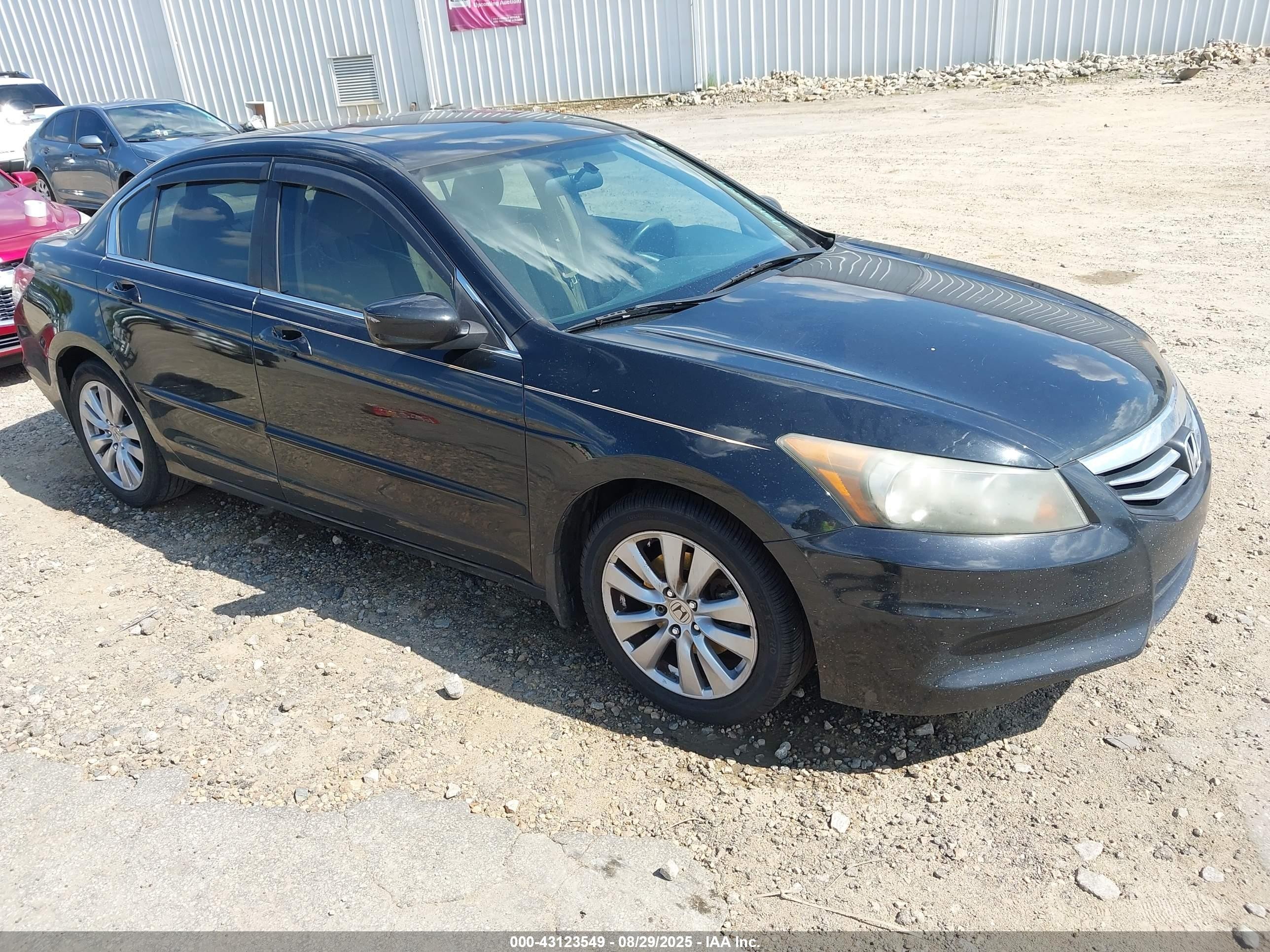 2012 Honda Accord Sdn Ex Black vin: 1HGCP2F79CA014827