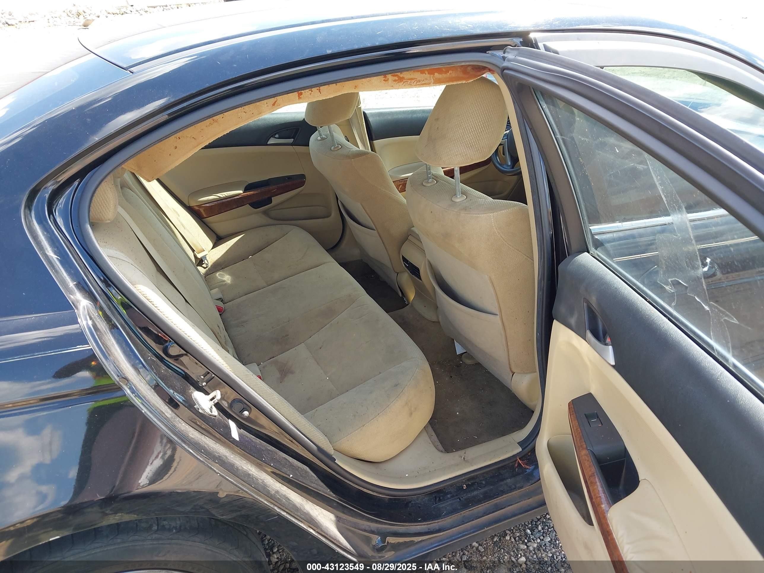 2012 Honda Accord Sdn Ex Black vin: 1HGCP2F79CA014827
