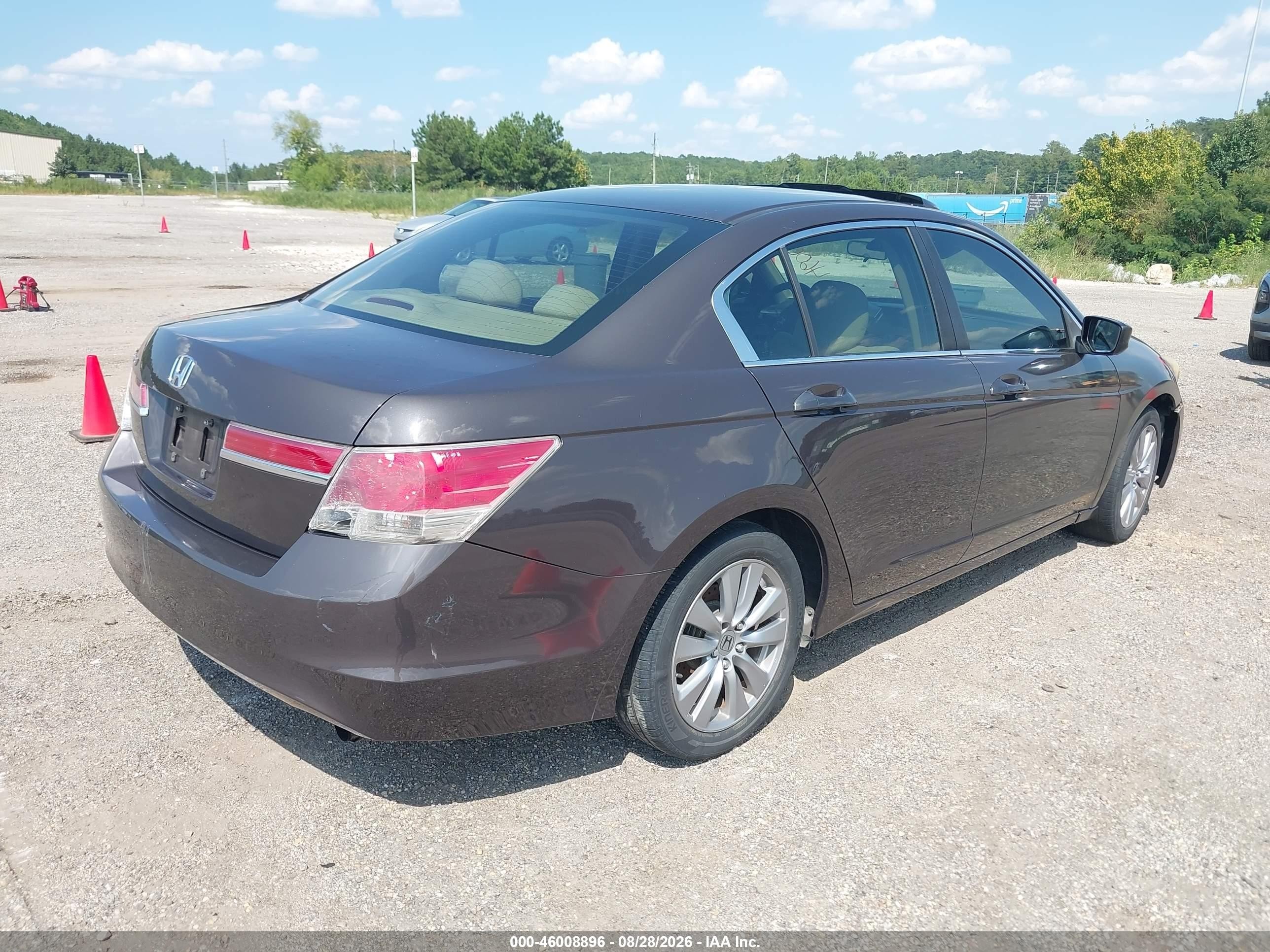 2012 Honda Accord 2.4 Ex Коричневый vin: 1HGCP2F79CA015072