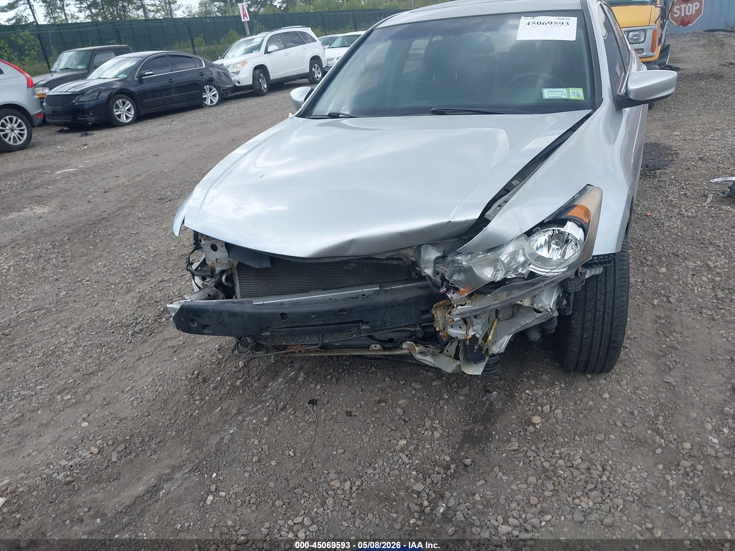 2012 Honda Accord 2.4 Ex Silver vin: 1HGCP2F79CA036973
