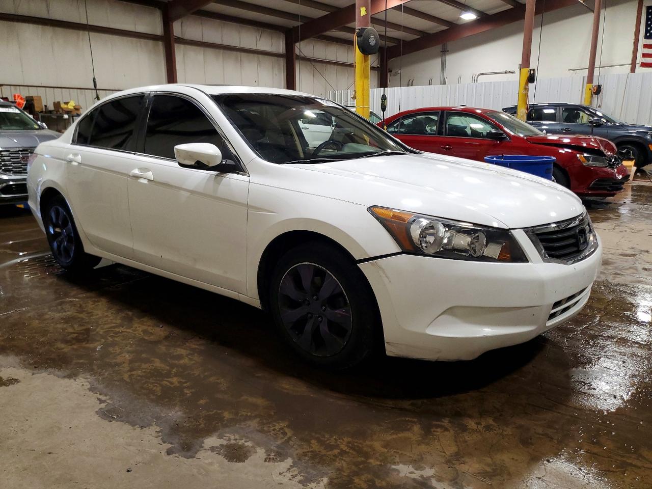 2010 Honda Accord Ex White vin: 1HGCP2F7XAA019838