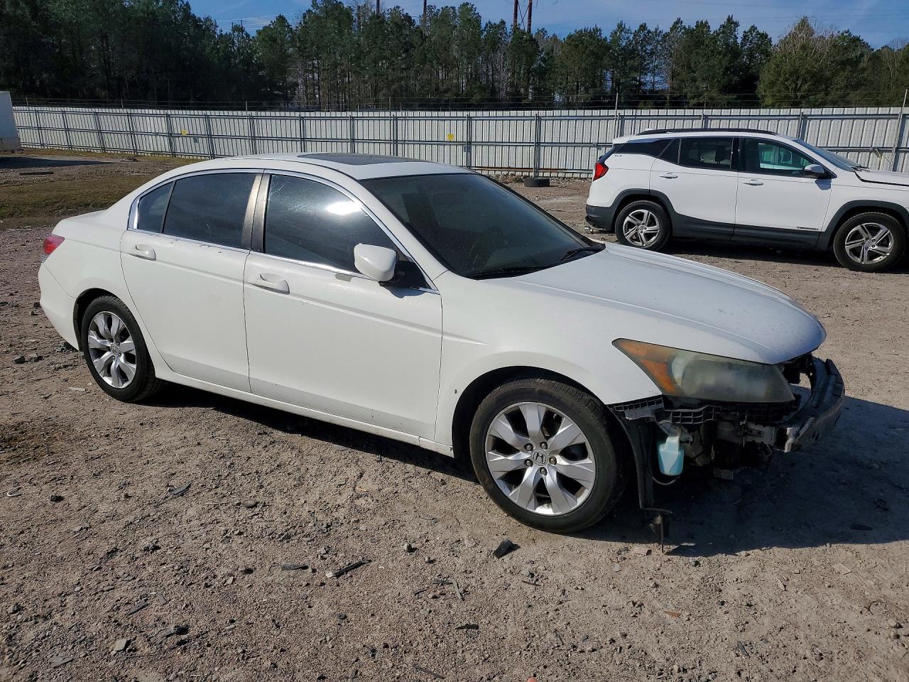 2010 Honda Accord Ex White vin: 1HGCP2F7XAA044934