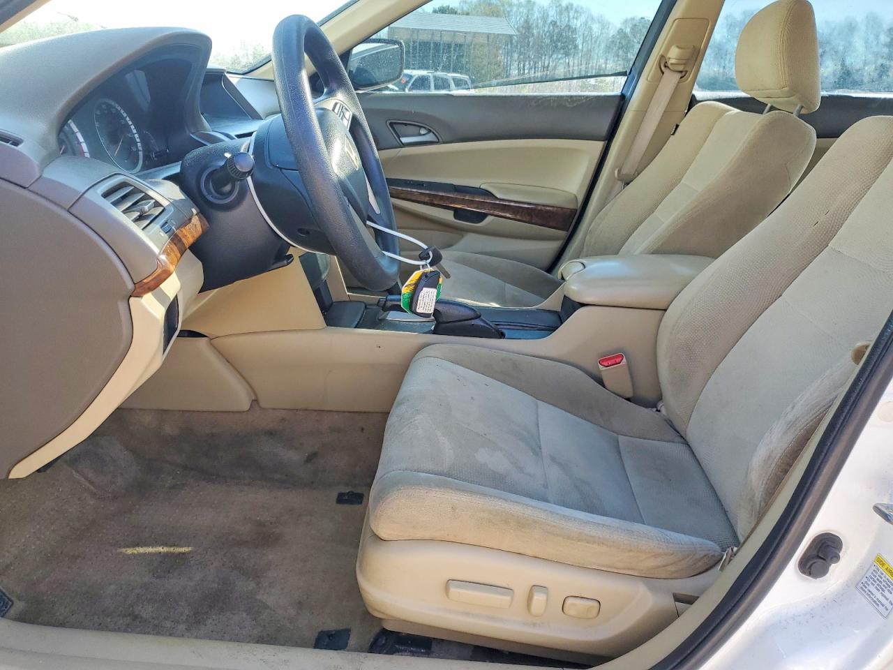 2010 Honda Accord Ex White vin: 1HGCP2F7XAA044934