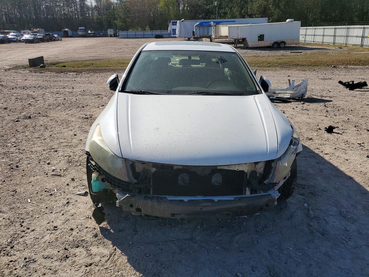 2010 Honda Accord Ex White vin: 1HGCP2F7XAA044934