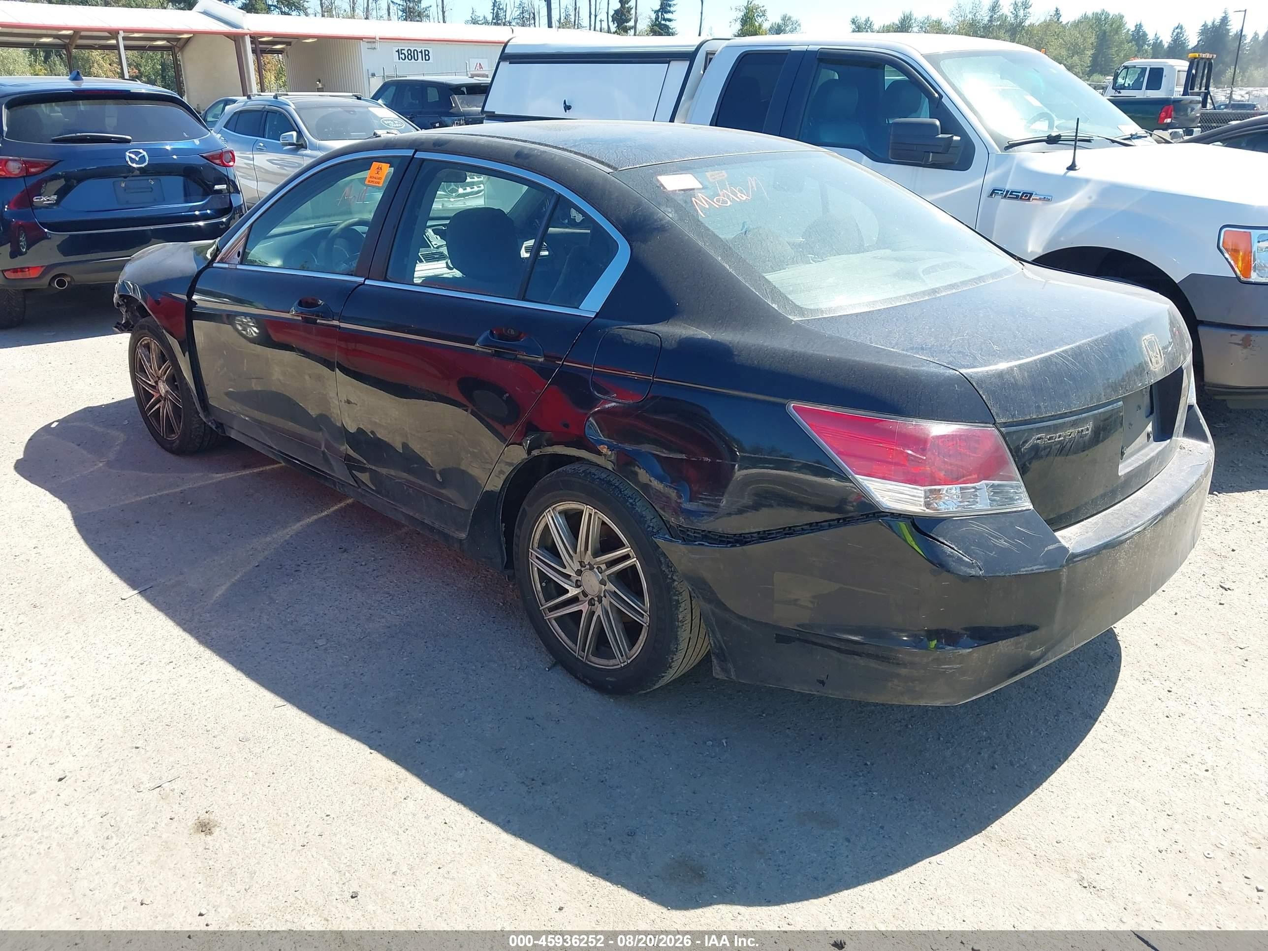 2010 Honda Accord 2.4 Ex Black vin: 1HGCP2F7XAA054881