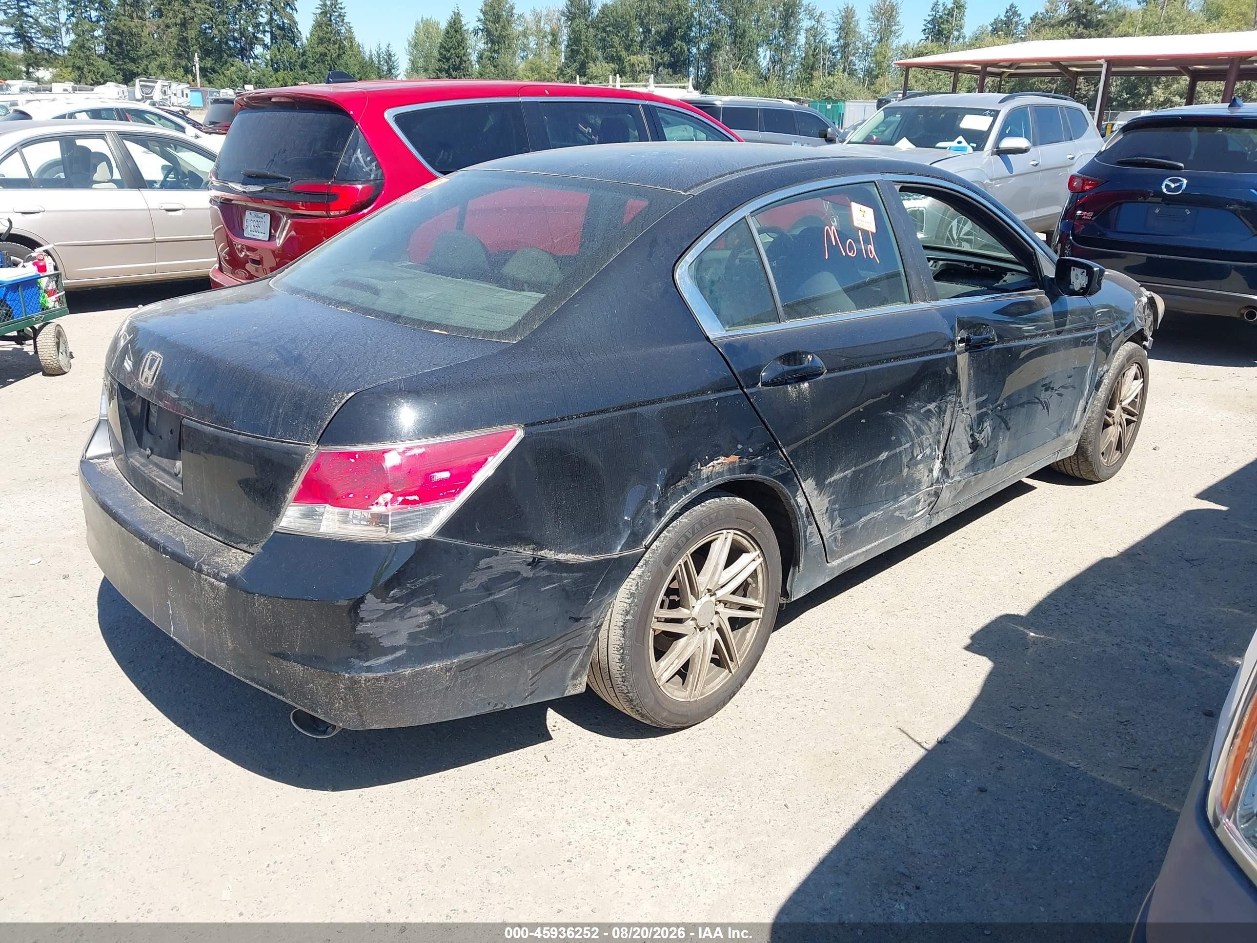 2010 Honda Accord 2.4 Ex Black vin: 1HGCP2F7XAA054881