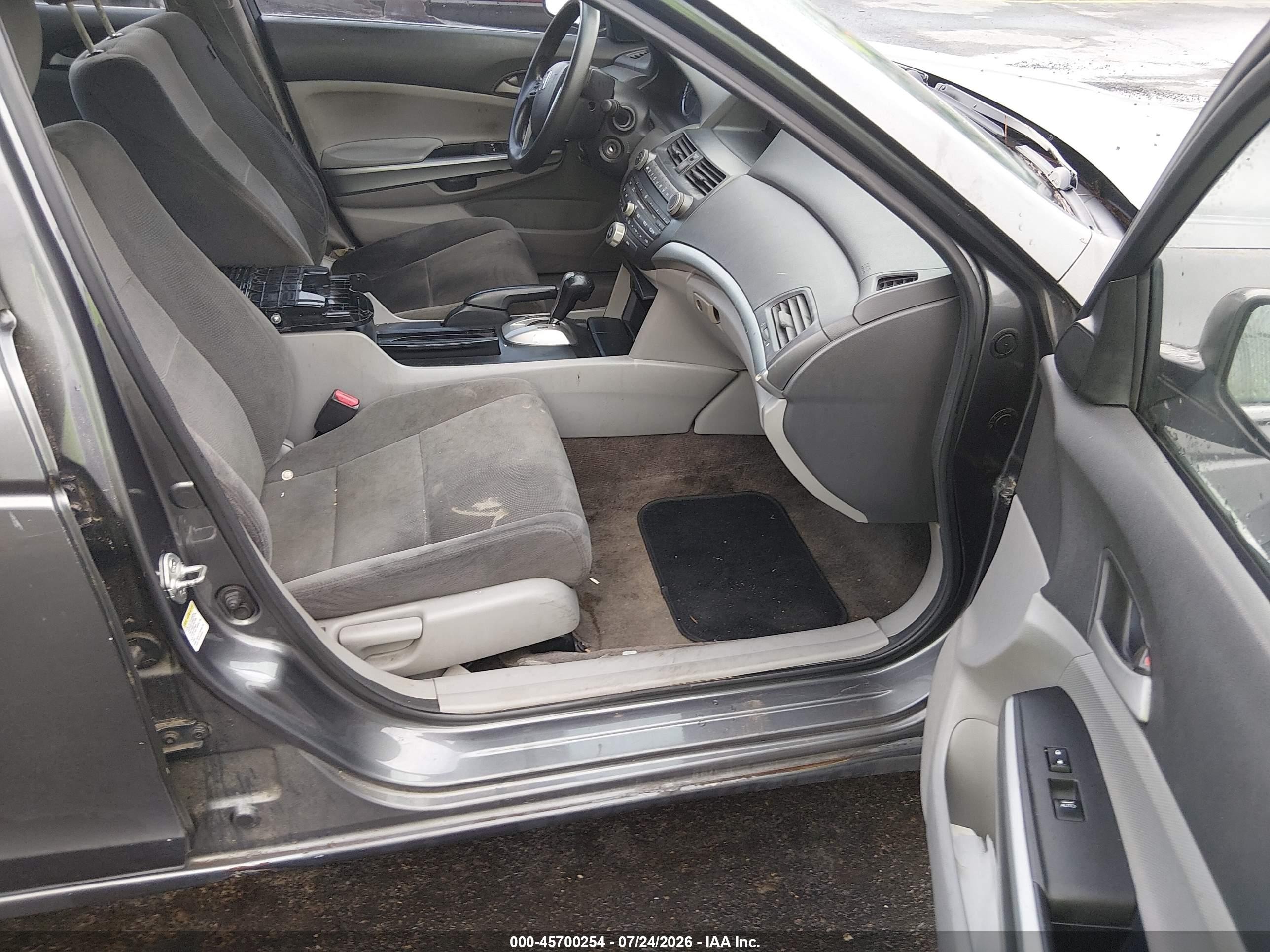 2010 Honda Accord 2.4 Ex Gray vin: 1HGCP2F7XAA068053