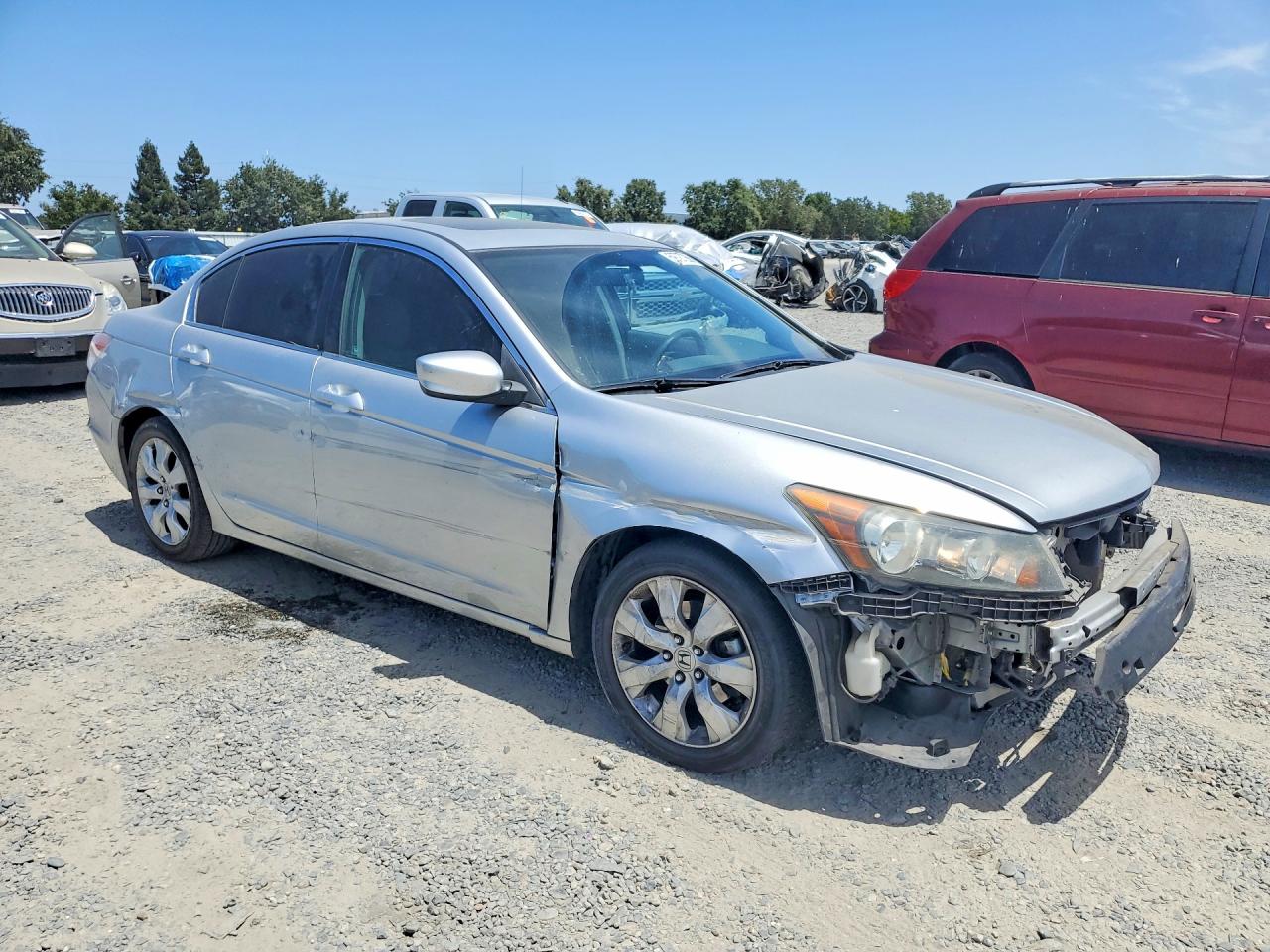 2010 Honda Accord Ex Silver vin: 1HGCP2F7XAA142104
