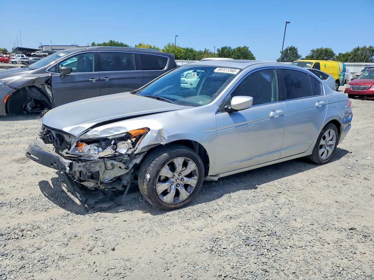 2010 Honda Accord Ex Silver vin: 1HGCP2F7XAA142104