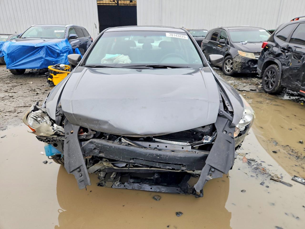 2010 Honda Accord Ex Серый vin: 1HGCP2F7XAA163616