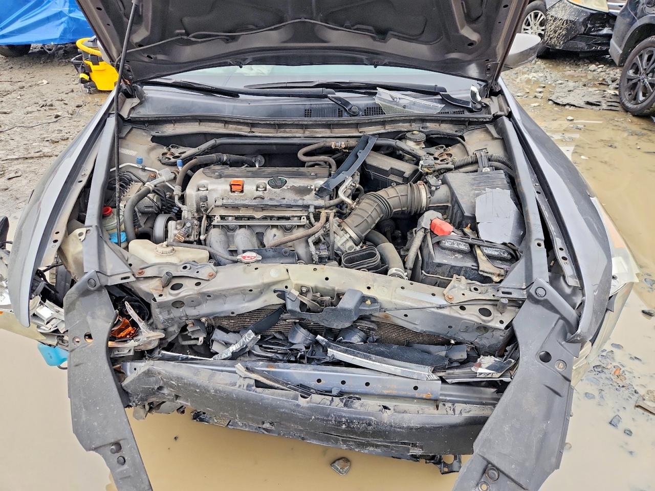 2010 Honda Accord Ex Серый vin: 1HGCP2F7XAA163616