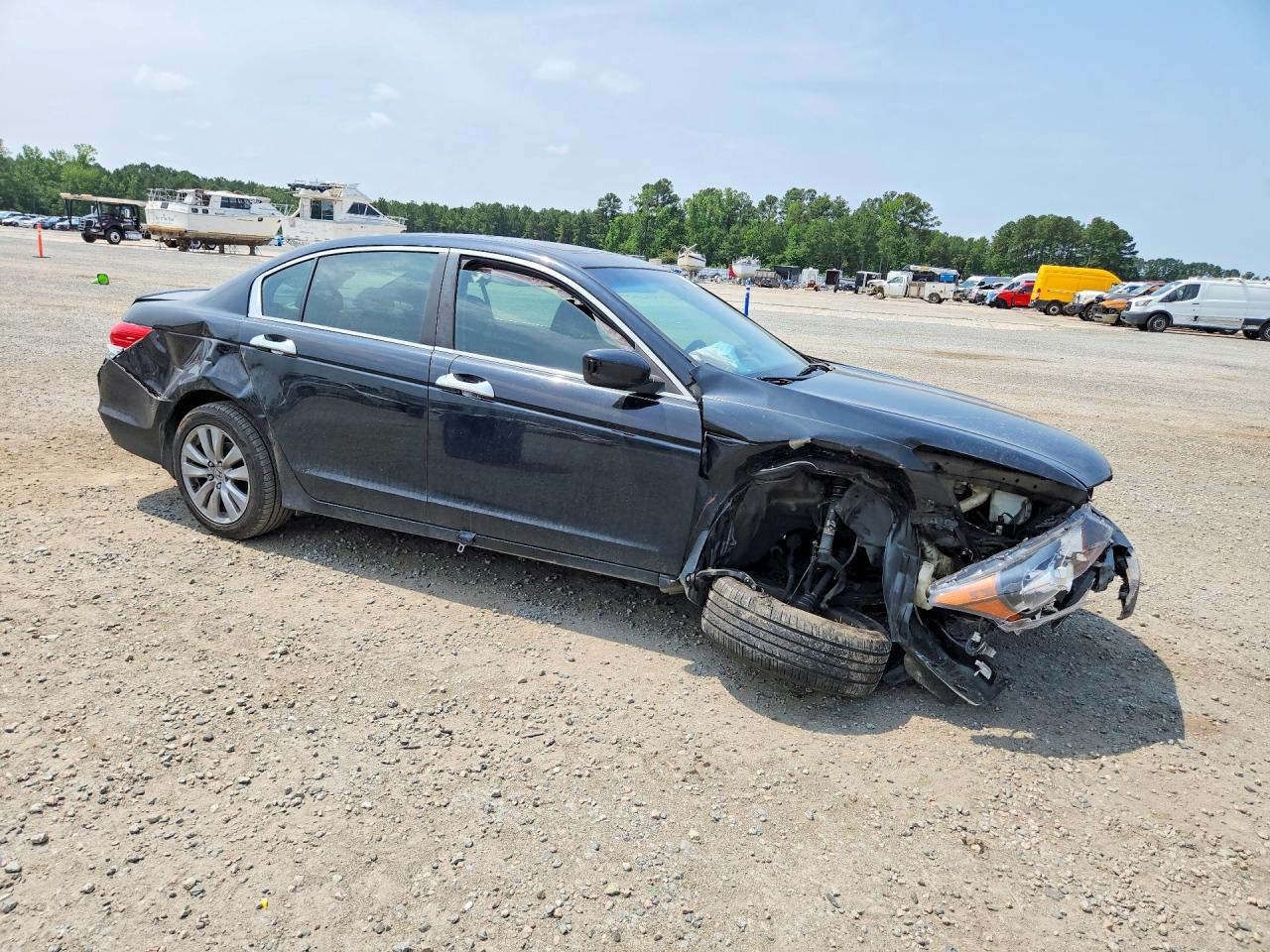 2011 Honda Accord Ex Black vin: 1HGCP2F7XBA002233