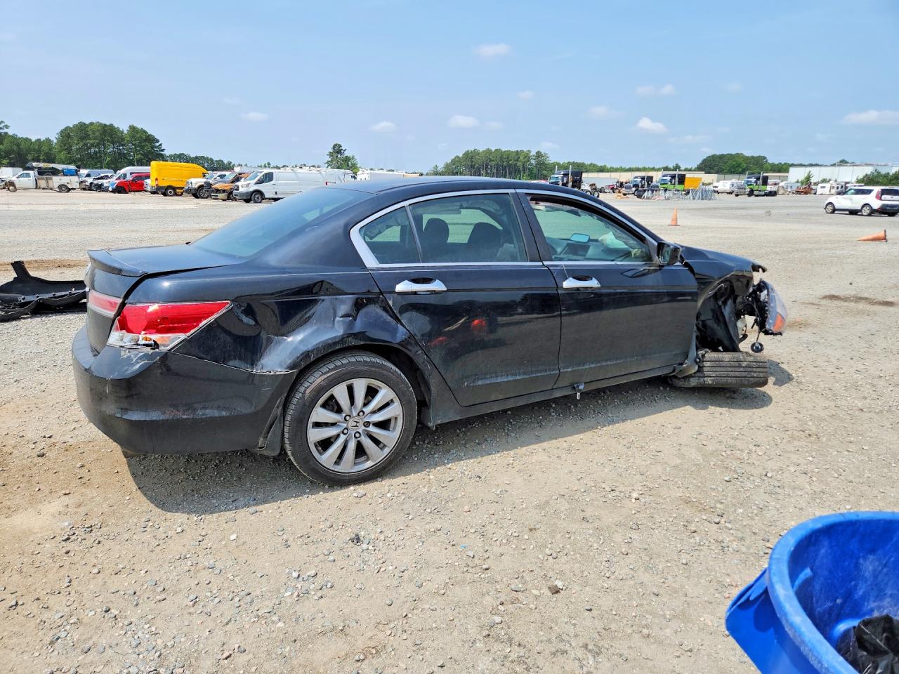 2011 Honda Accord Ex Black vin: 1HGCP2F7XBA002233