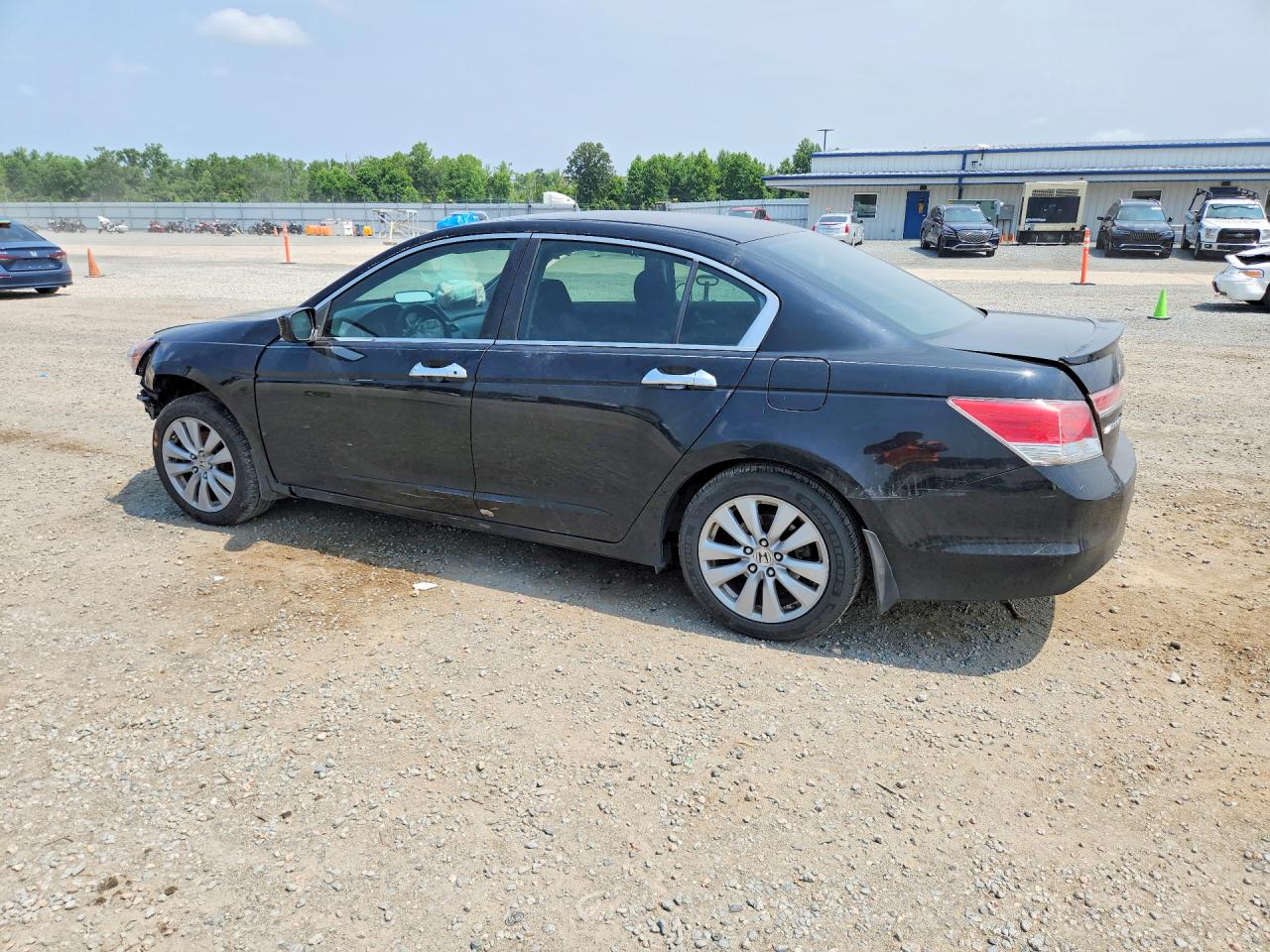 2011 Honda Accord Ex Black vin: 1HGCP2F7XBA002233
