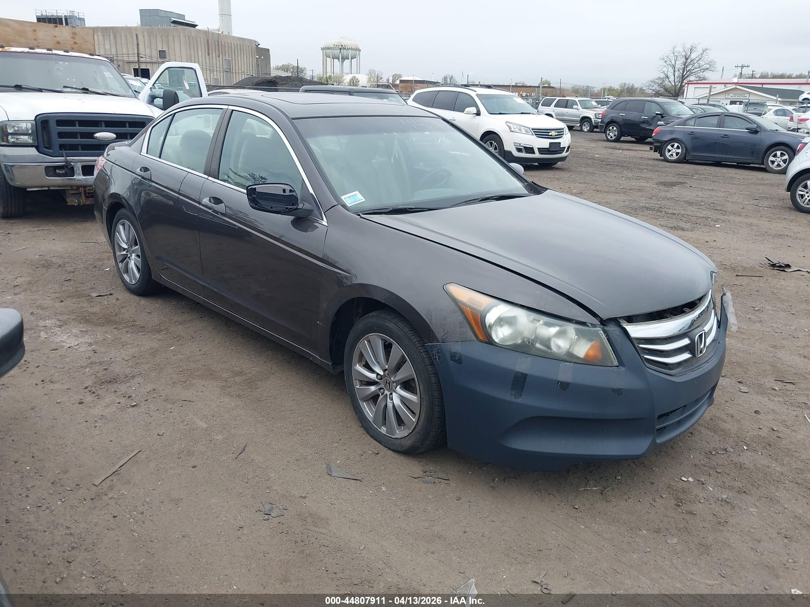 2011 Honda Accord 2.4 Ex Gray vin: 1HGCP2F7XBA020909