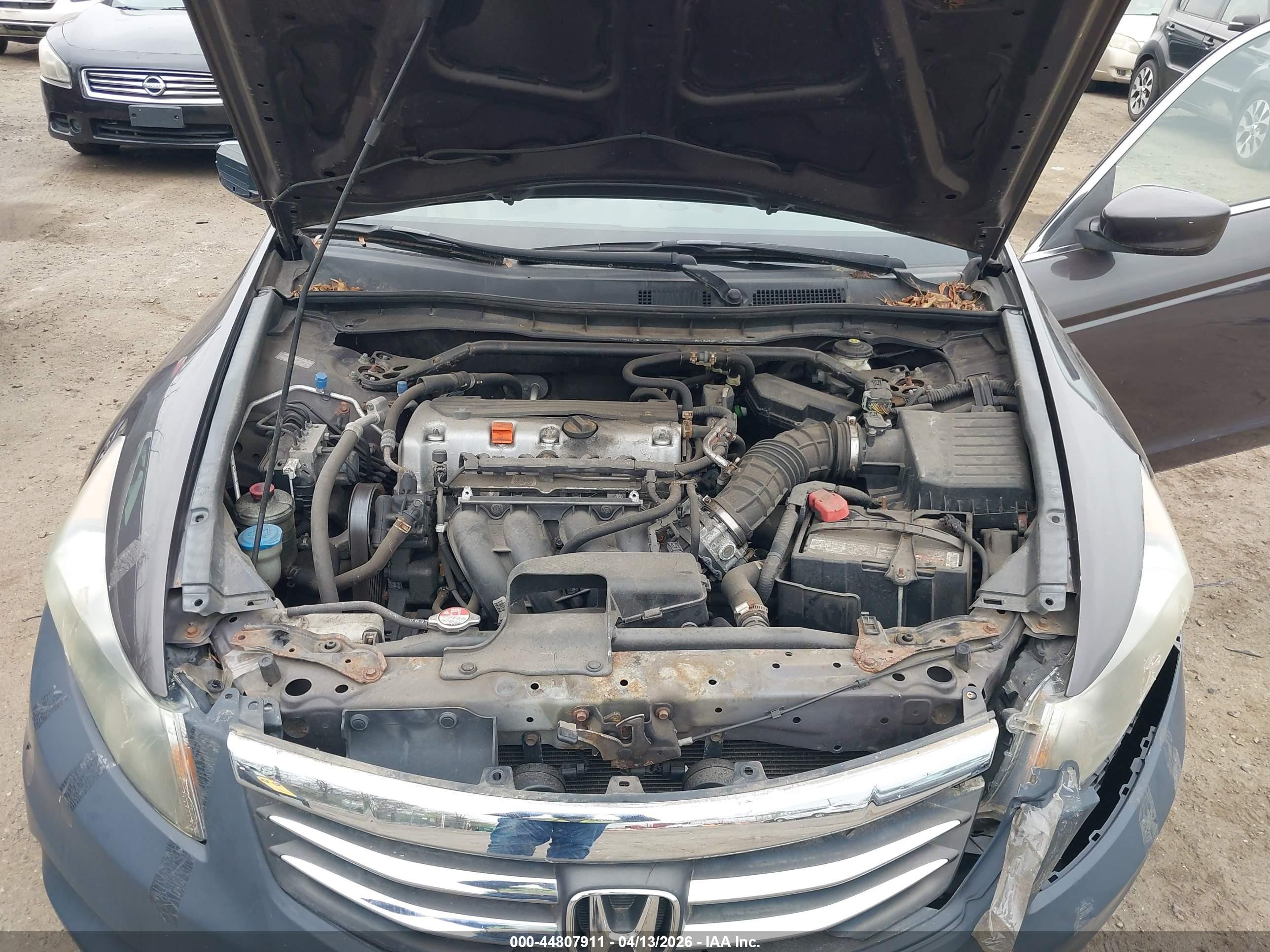 2011 Honda Accord 2.4 Ex Gray vin: 1HGCP2F7XBA020909