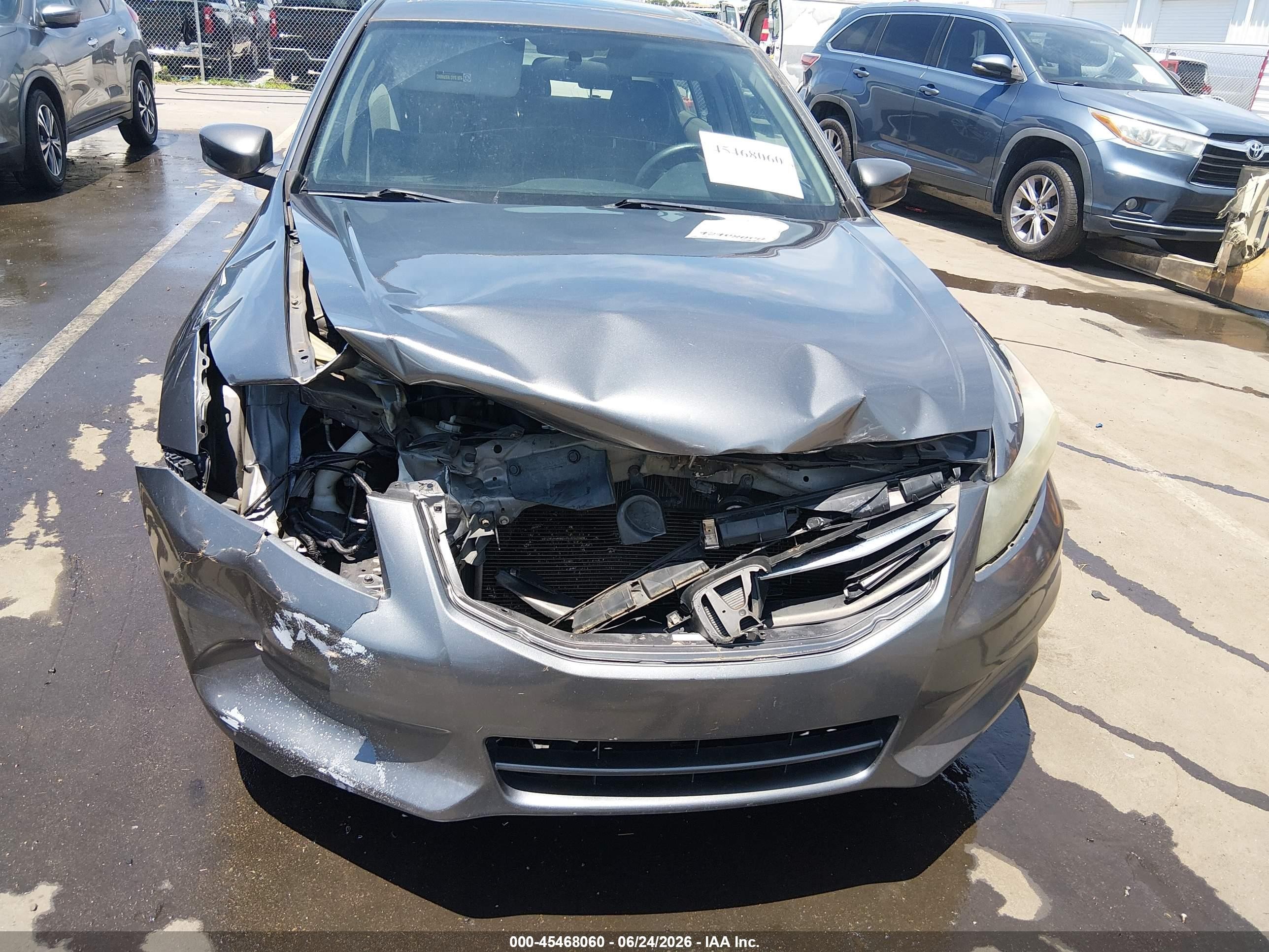 2011 Honda Accord 2.4 Ex Blue vin: 1HGCP2F7XBA064571