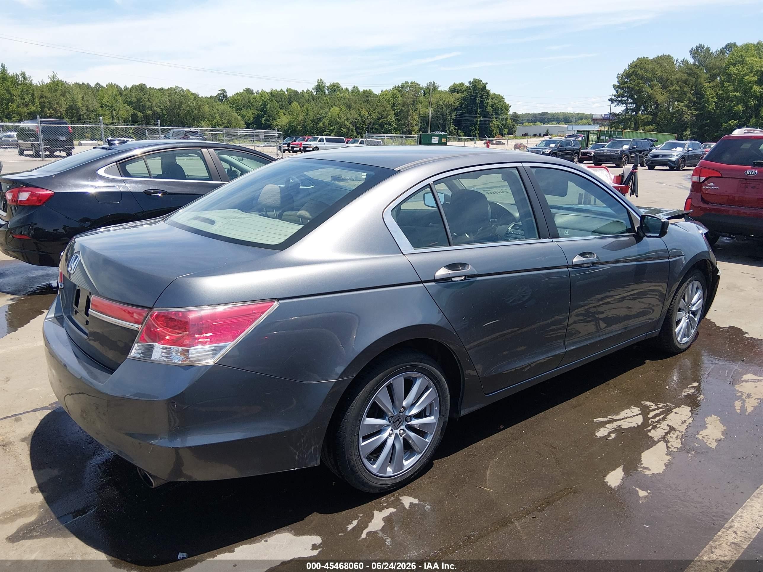2011 Honda Accord 2.4 Ex Blue vin: 1HGCP2F7XBA064571