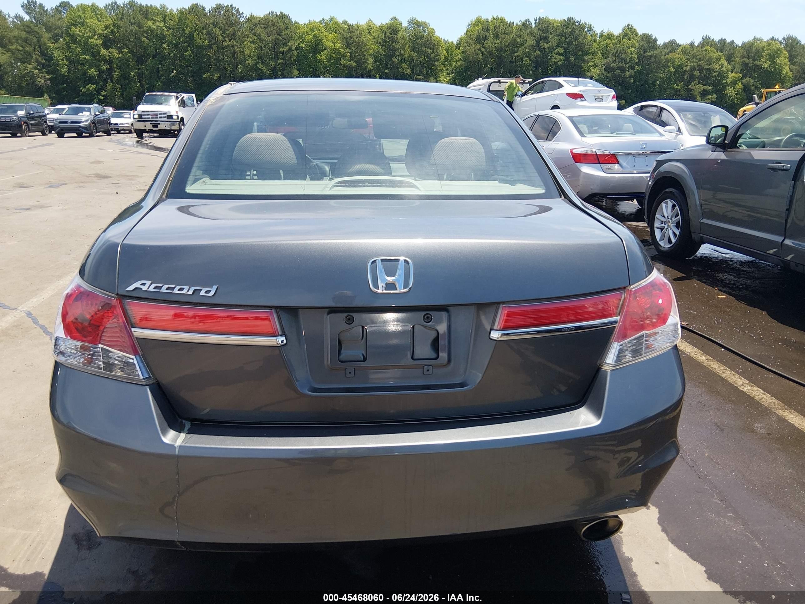 2011 Honda Accord 2.4 Ex Blue vin: 1HGCP2F7XBA064571