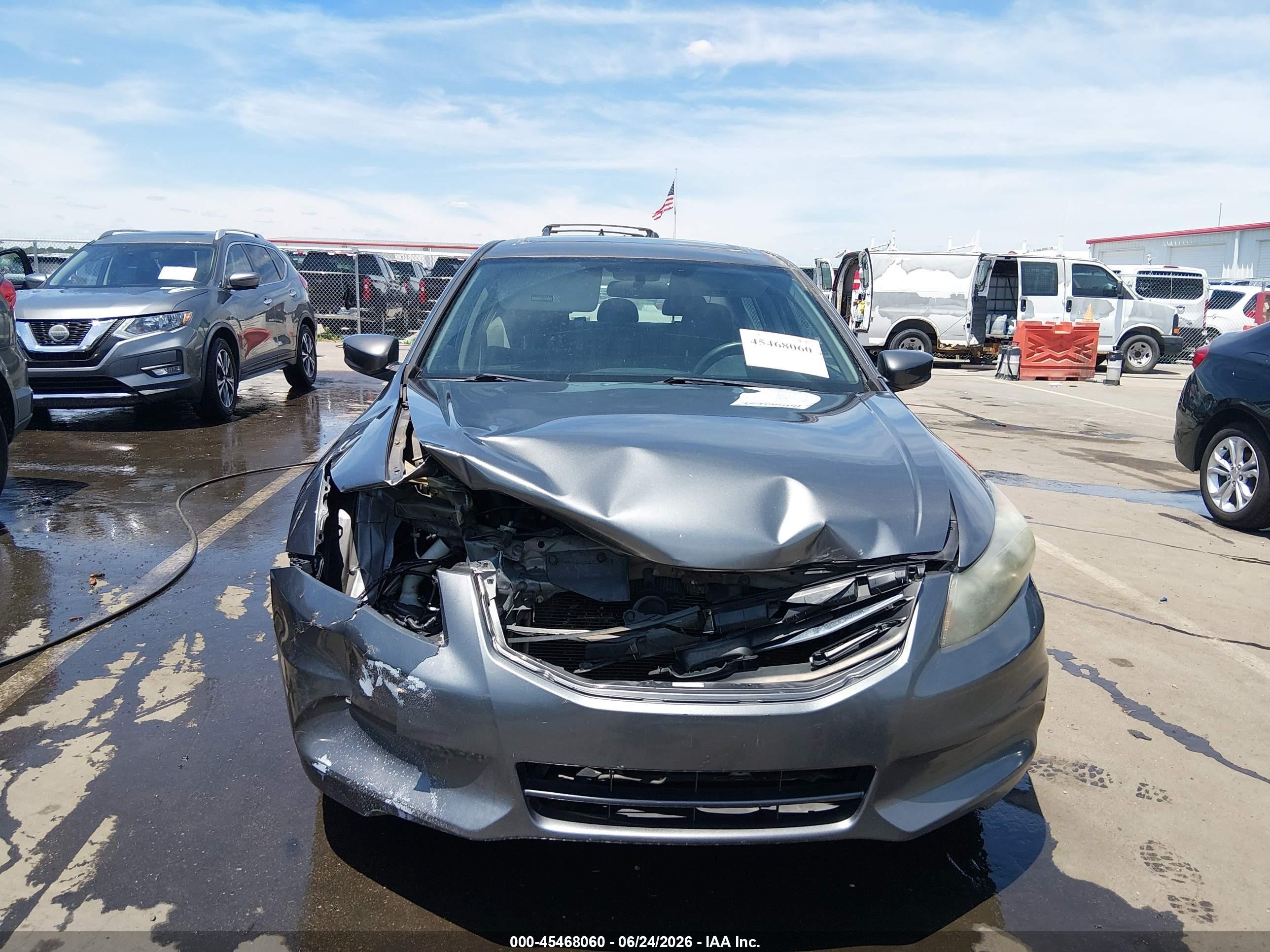 2011 Honda Accord 2.4 Ex Blue vin: 1HGCP2F7XBA064571
