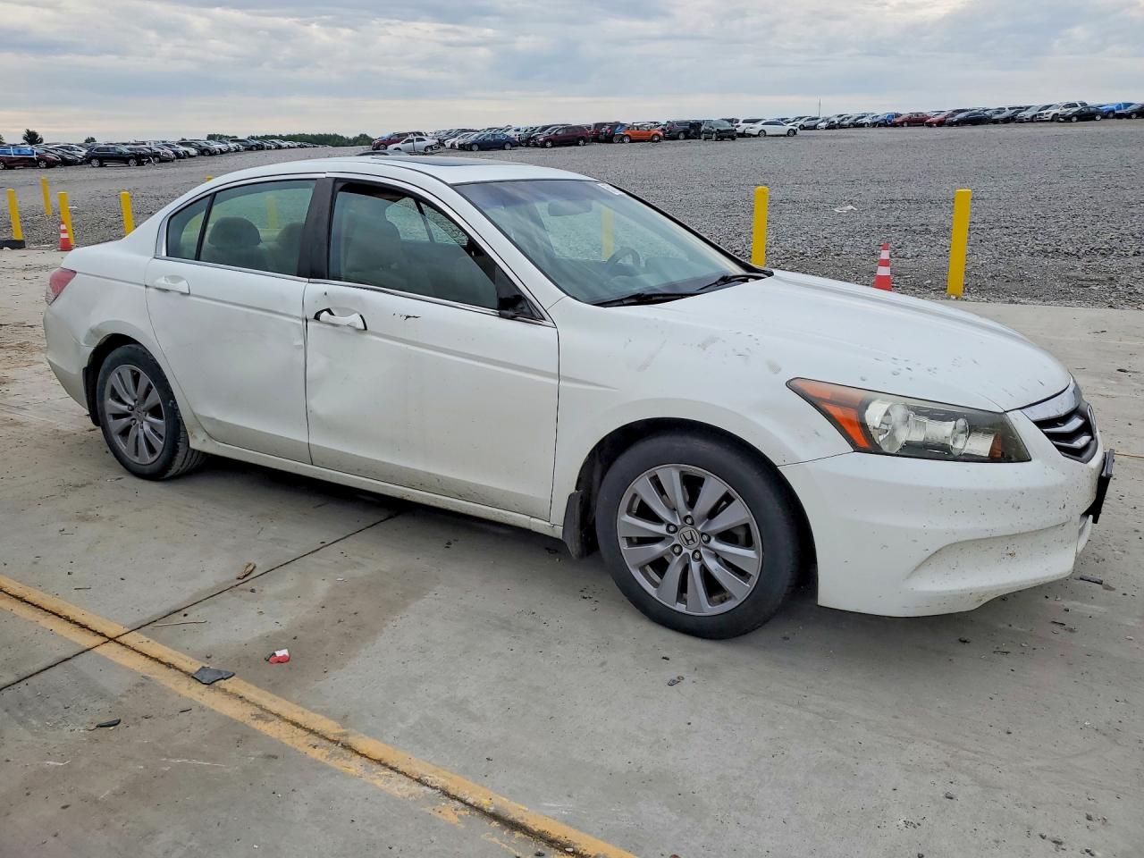 2011 Honda Accord White vin: 1HGCP2F7XBA067194