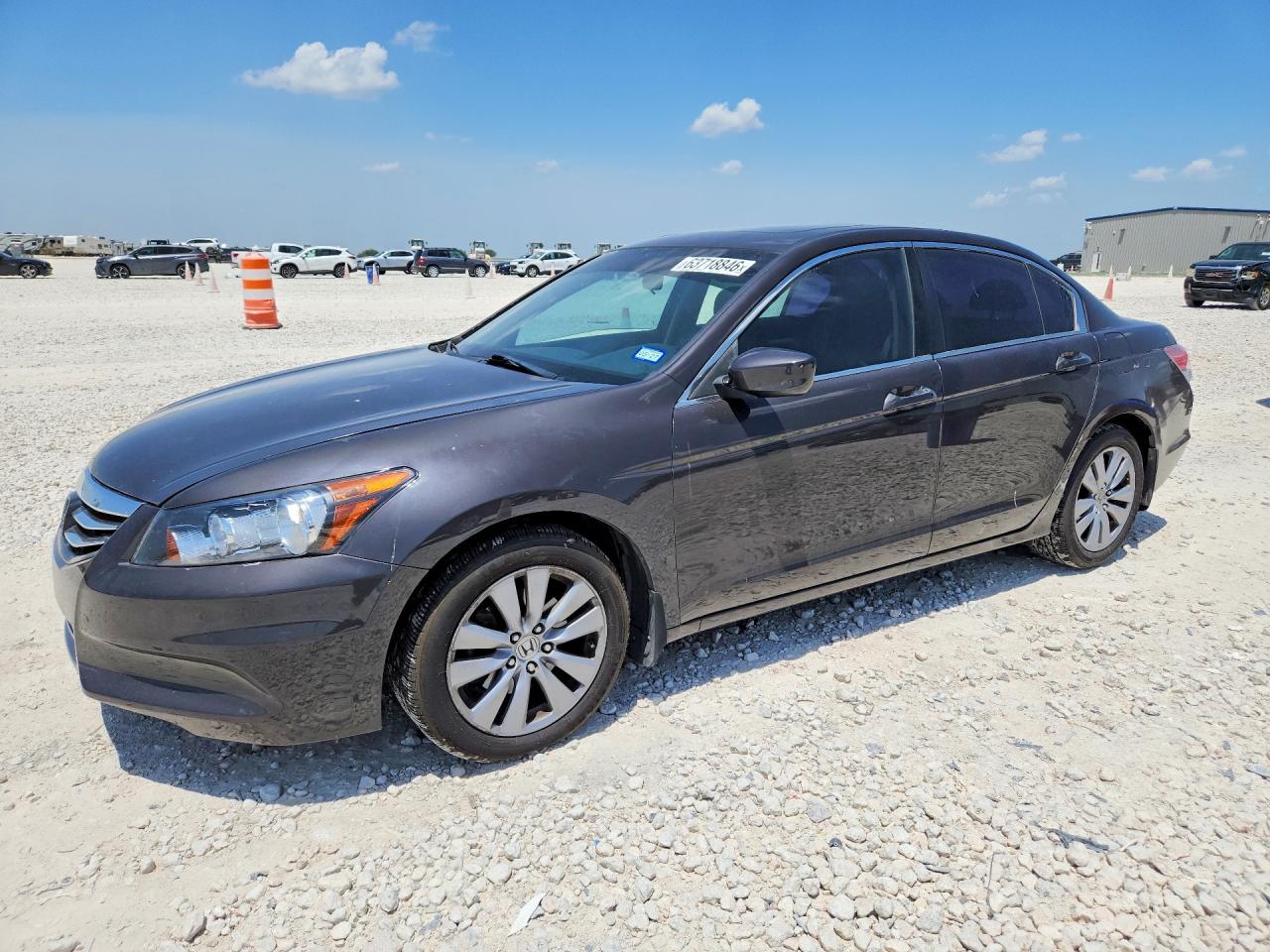 2011 Honda Accord Coupe Ex Auto Gray vin: 1HGCP2F7XBA076364