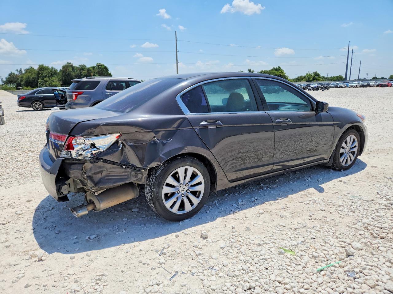 2011 Honda Accord Coupe Ex Auto Gray vin: 1HGCP2F7XBA076364