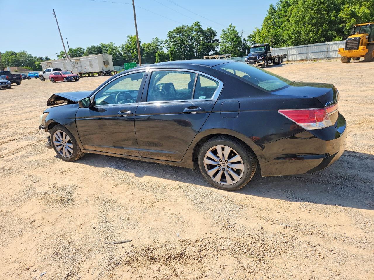 2011 Honda Accord Ex Black vin: 1HGCP2F7XBA077658