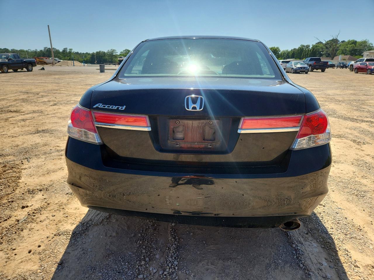 2011 Honda Accord Ex Black vin: 1HGCP2F7XBA077658