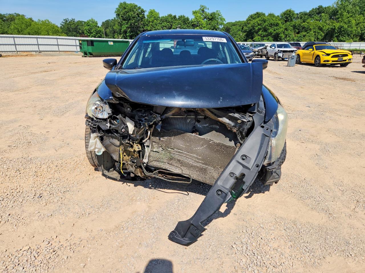 2011 Honda Accord Ex Black vin: 1HGCP2F7XBA077658