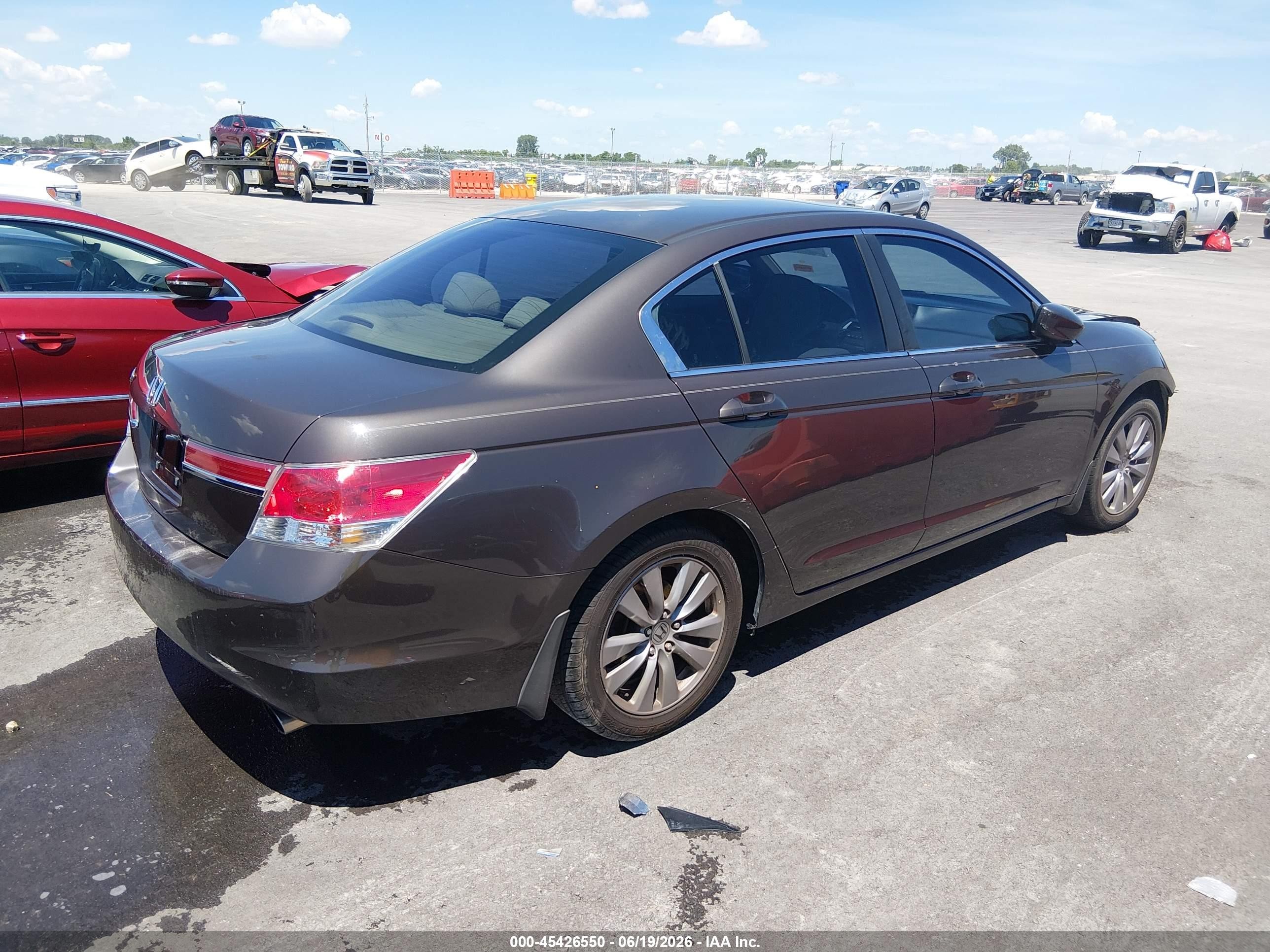 2011 Honda Accord 2.4 Ex Brown vin: 1HGCP2F7XBA097604
