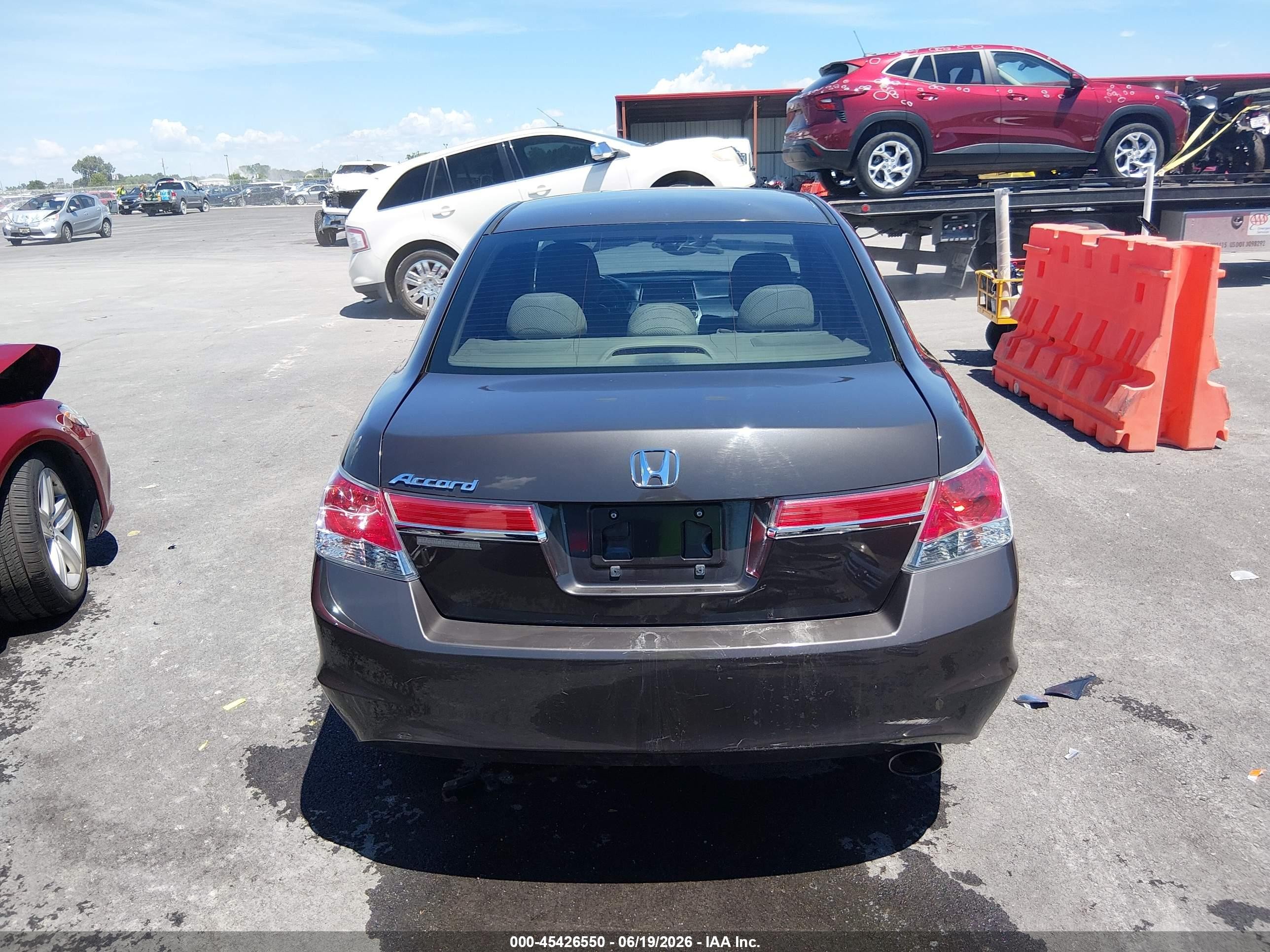 2011 Honda Accord 2.4 Ex Brown vin: 1HGCP2F7XBA097604