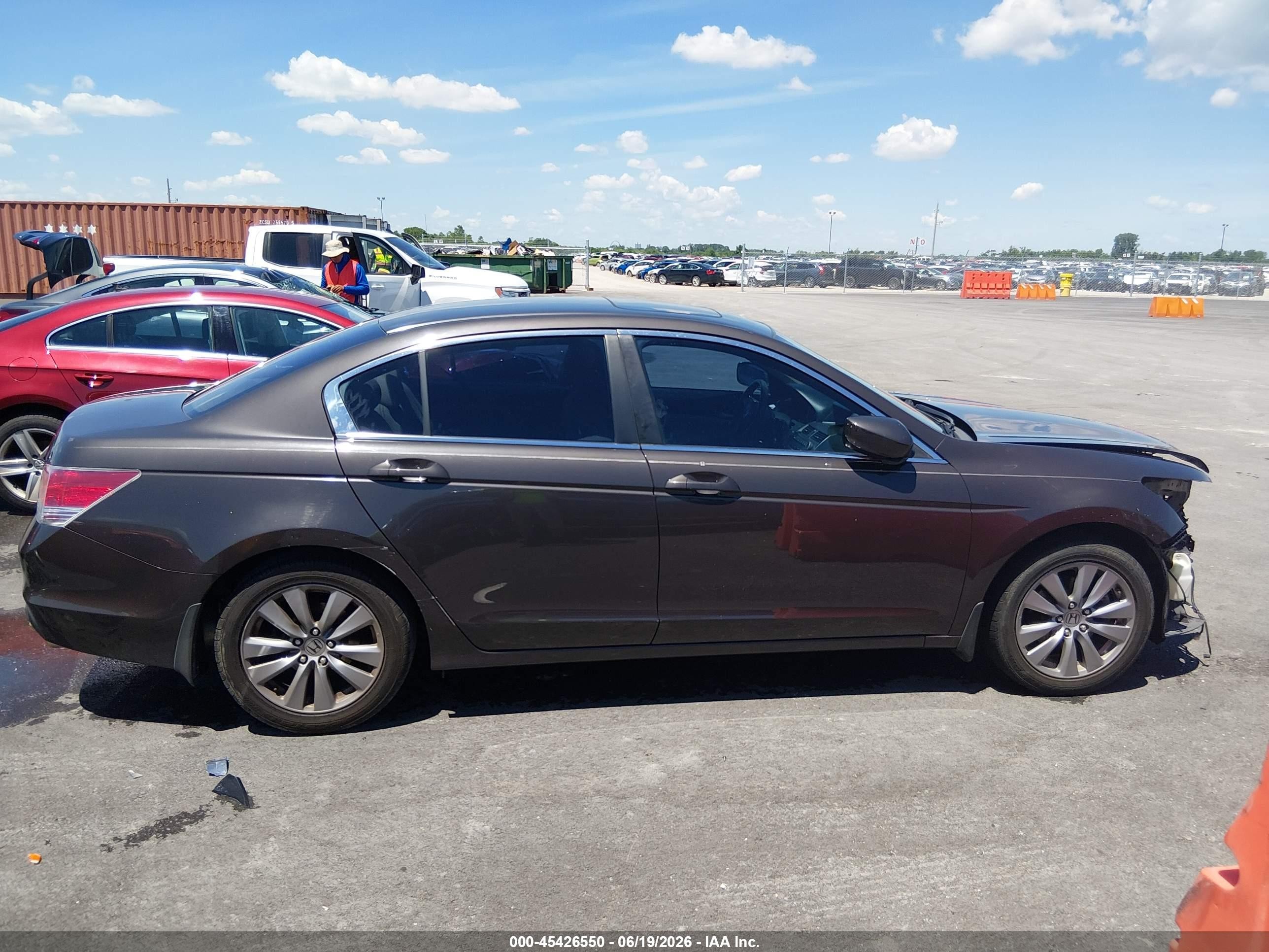 2011 Honda Accord 2.4 Ex Brown vin: 1HGCP2F7XBA097604