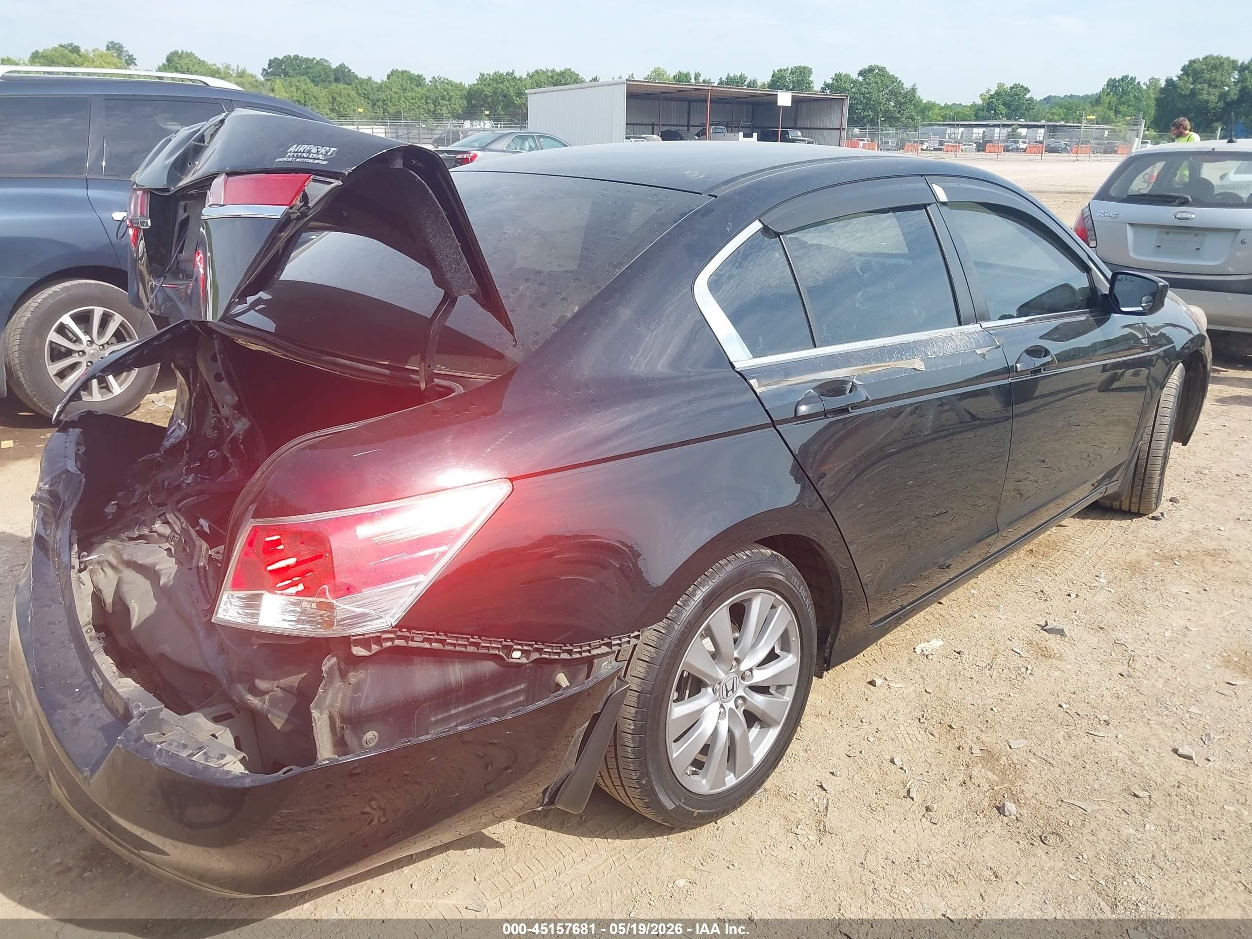 2011 Honda Accord 2.4 Ex Black vin: 1HGCP2F7XBA098395
