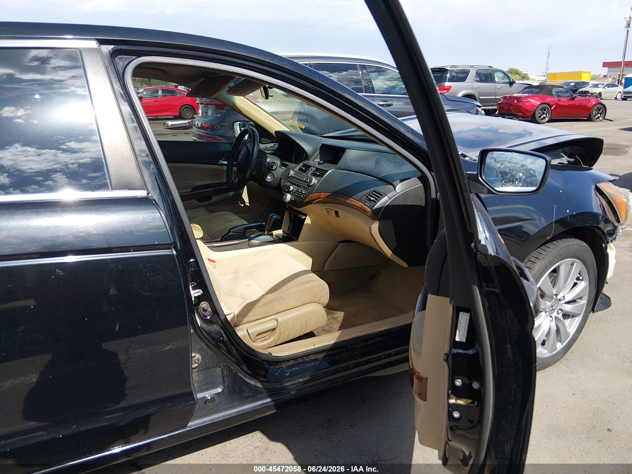 2011 Honda Accord 2.4 Ex Black vin: 1HGCP2F7XBA104275