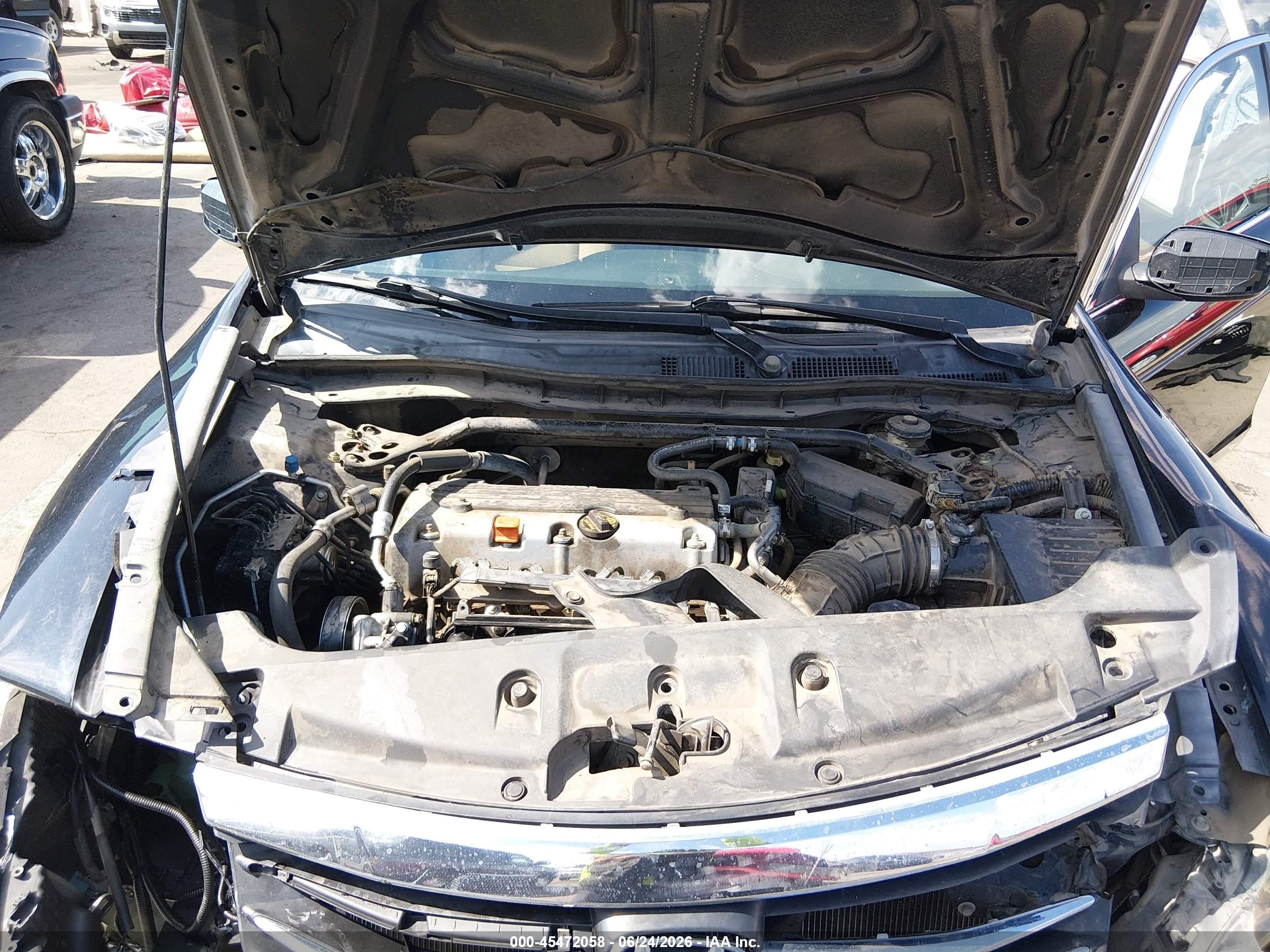 2011 Honda Accord 2.4 Ex Black vin: 1HGCP2F7XBA104275