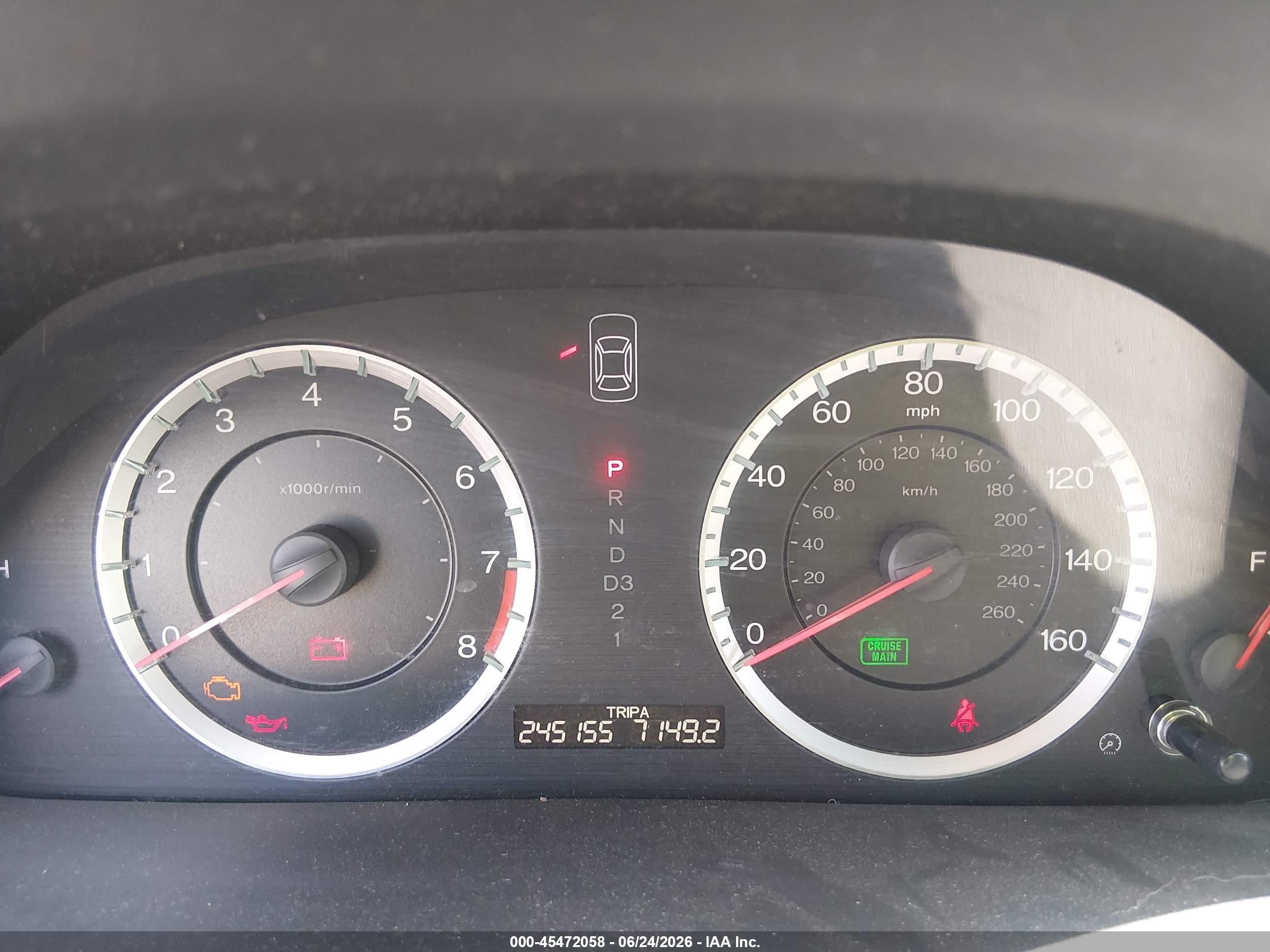 2011 Honda Accord 2.4 Ex Black vin: 1HGCP2F7XBA104275