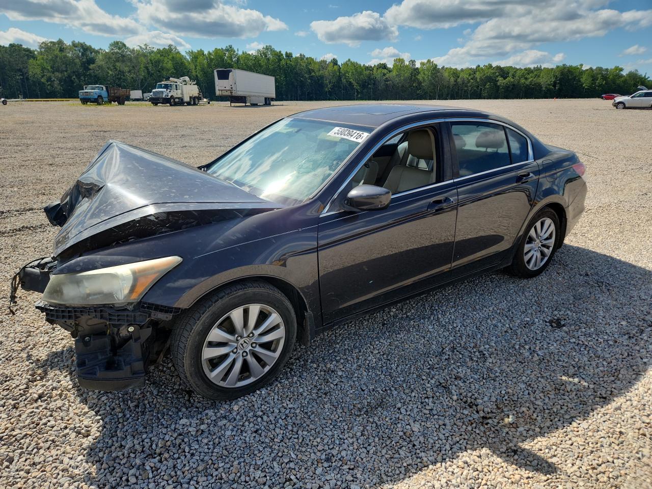 2011 Honda Accord Ex Brown vin: 1HGCP2F7XBA113347
