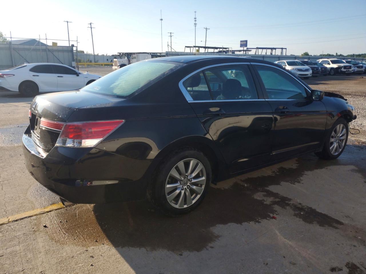 2012 Honda Accord Ex Black vin: 1HGCP2F7XCA068038